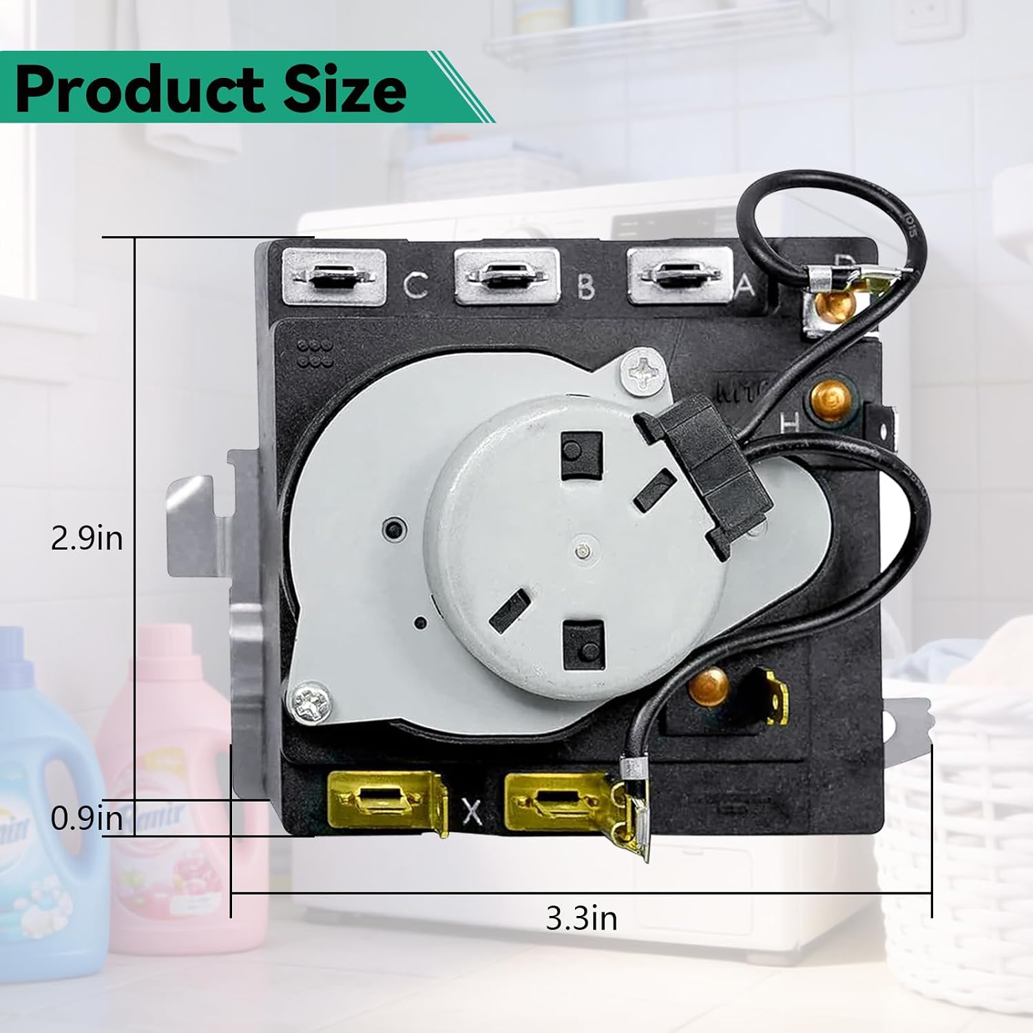 Detalle 2 de RASETSU WE4M527 Dryer Timer Replacement for Select GE, Hotpoint and Kenmore Models
