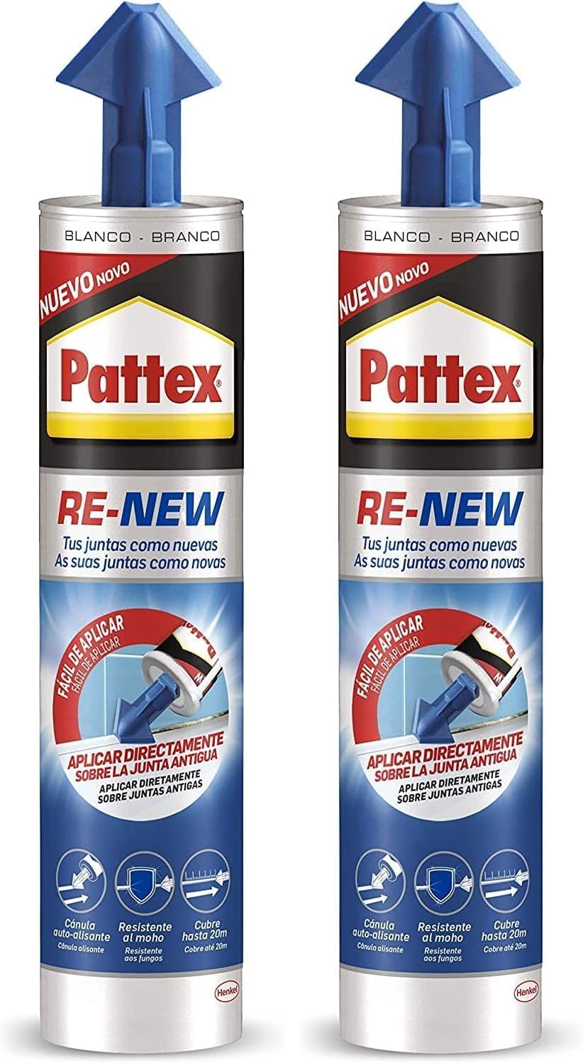 Thumbnail 6 de Pattex RE-NEW silicona blanca para sanitarios 280 ml 🛠
