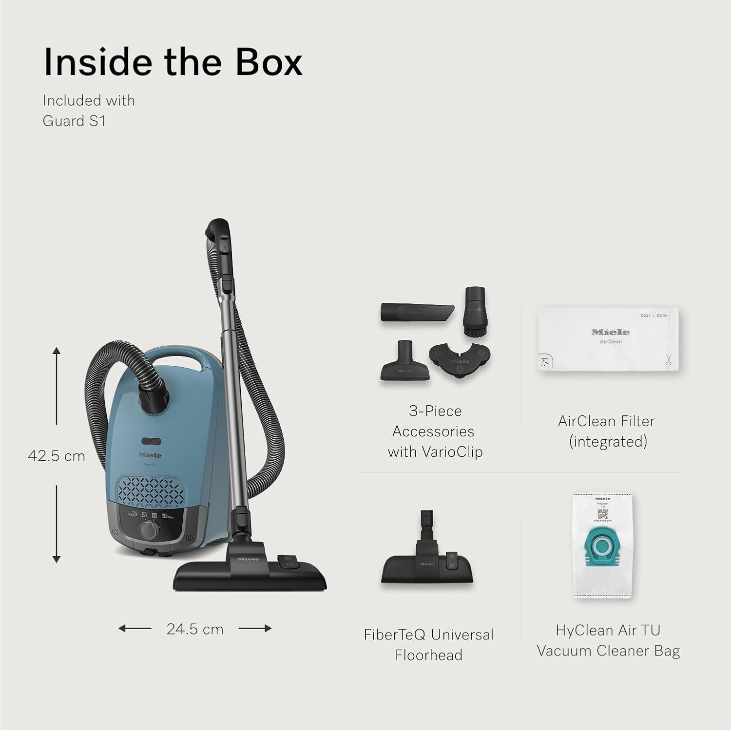 Thumbnail 1 de Miele Bagged Canister Vacuum with AirClean Filter