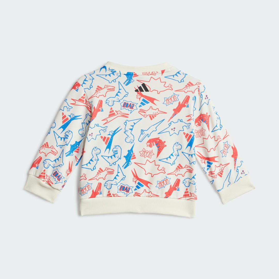 Thumbnail 2 de Chándal de felpa Seasonal Essentials Adiraptor de Adidas – blanco