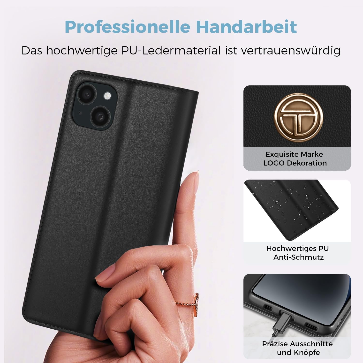 Detalle 2 de Thorhülle iPhone 14 Schutzhülle Flip Case