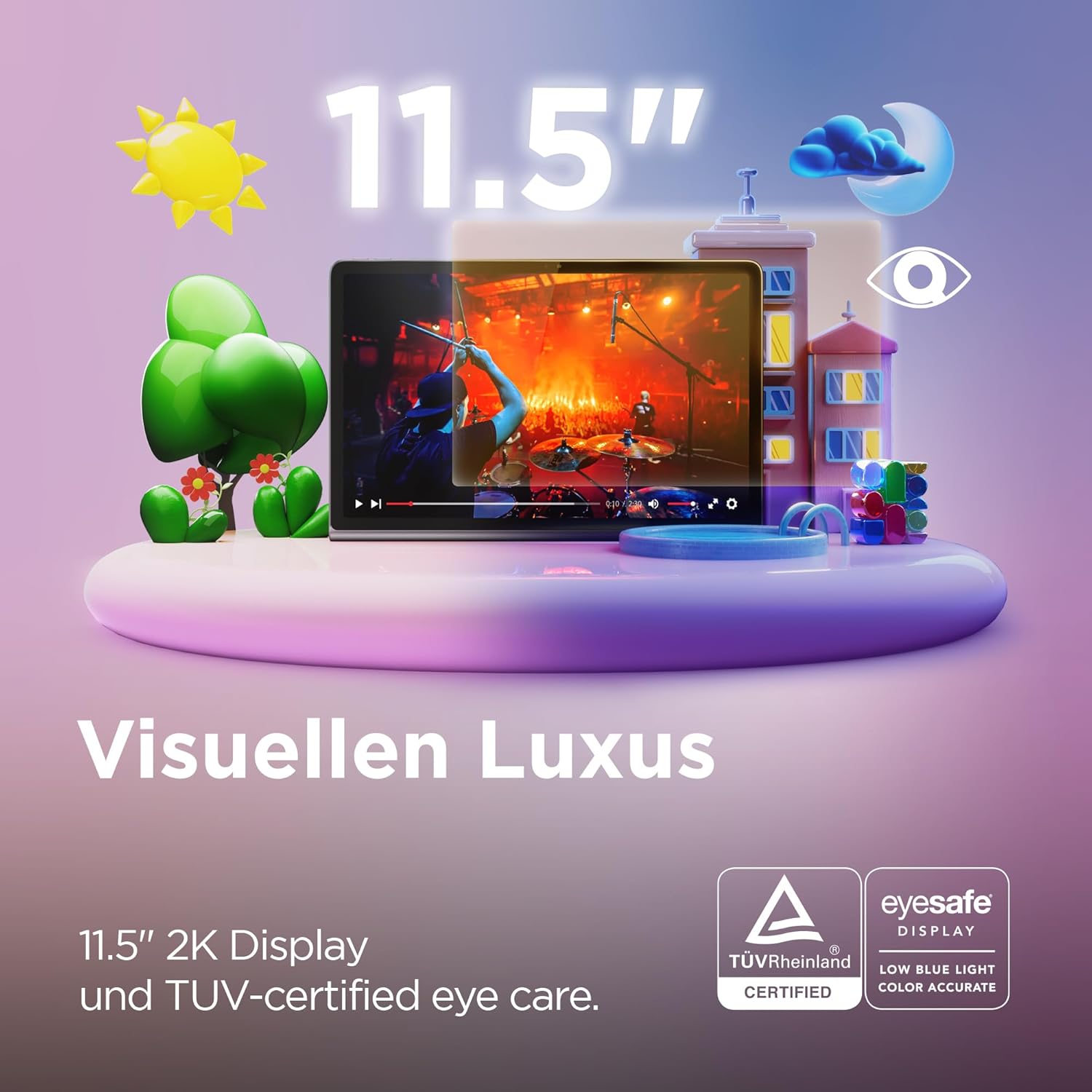 Thumbnail 2 de Lenovo Tab Plus Tablet – 11,5'' 2K Touch, JBL Klang, Android 14