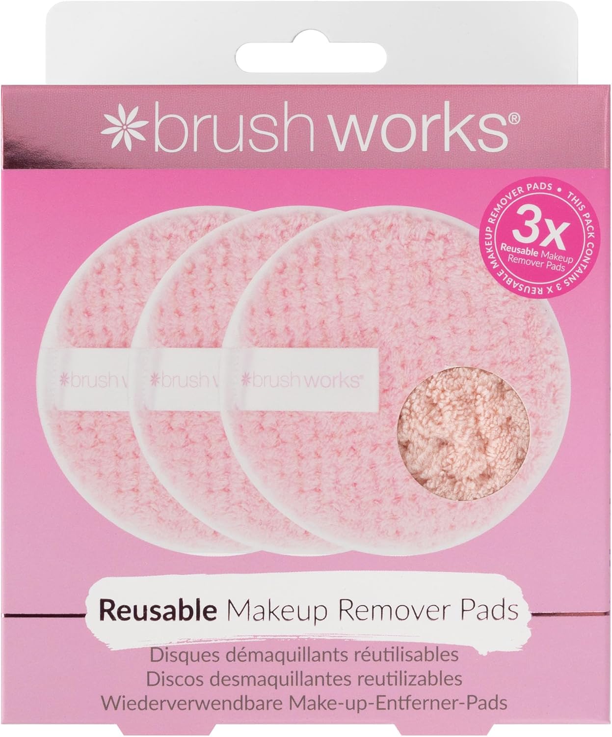 Brushworks Hd Démaquillants Réutilisables 3-pack 🎀