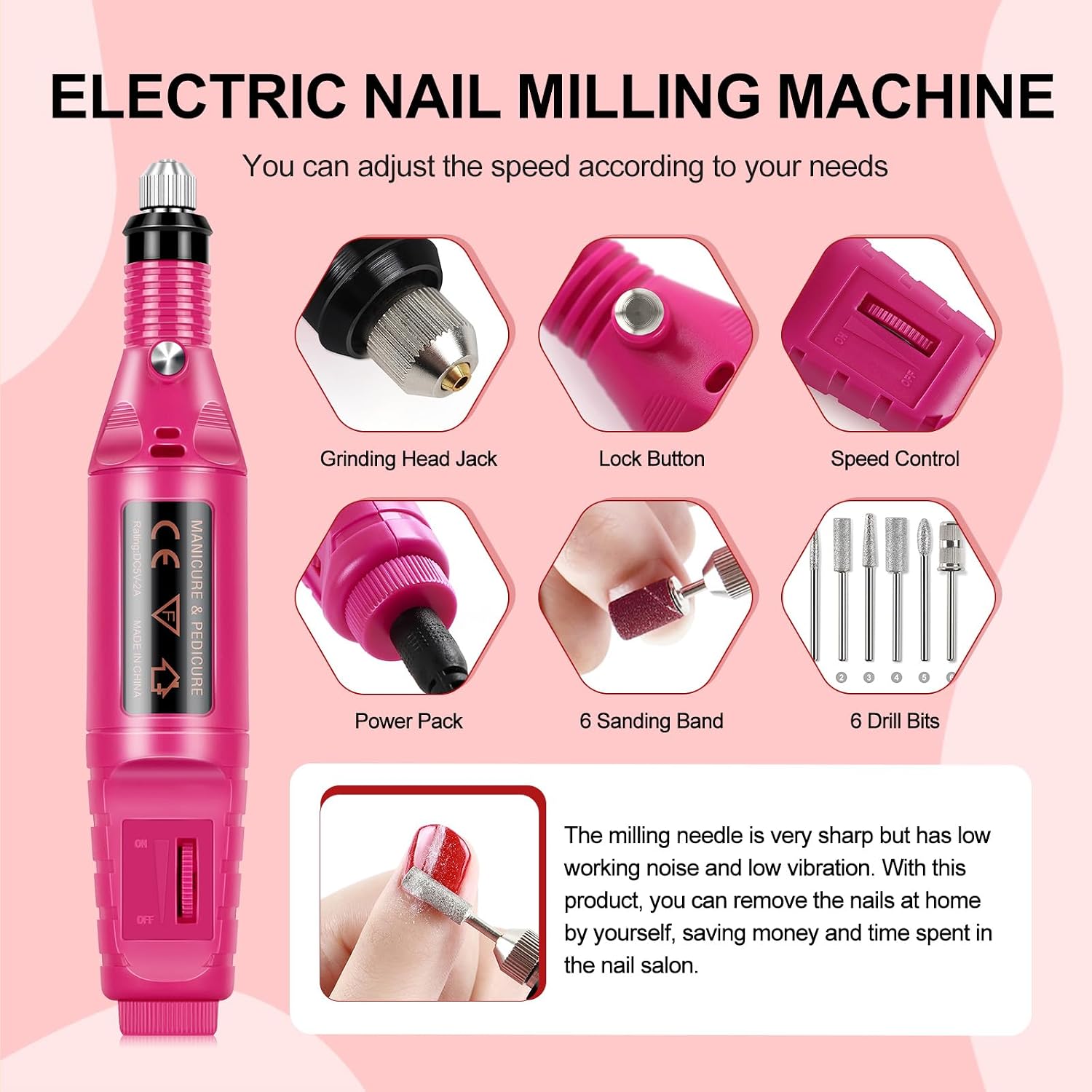 Detalle 2 de COSCELIA 53pcs Gel Nail Polish Kit with UV Light ๐