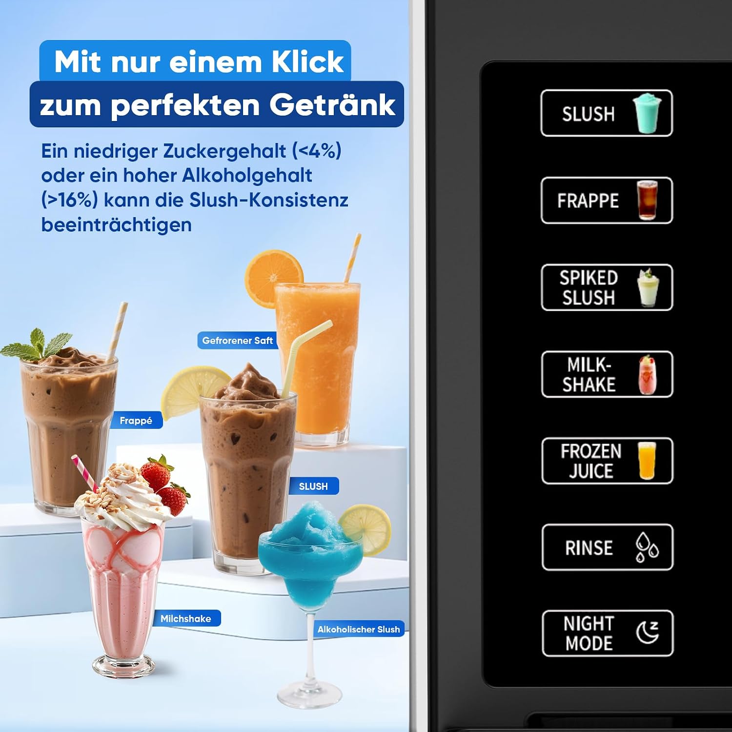 Thumbnail 1 de Azmsary Slush Maschine 2,5 L mit LED