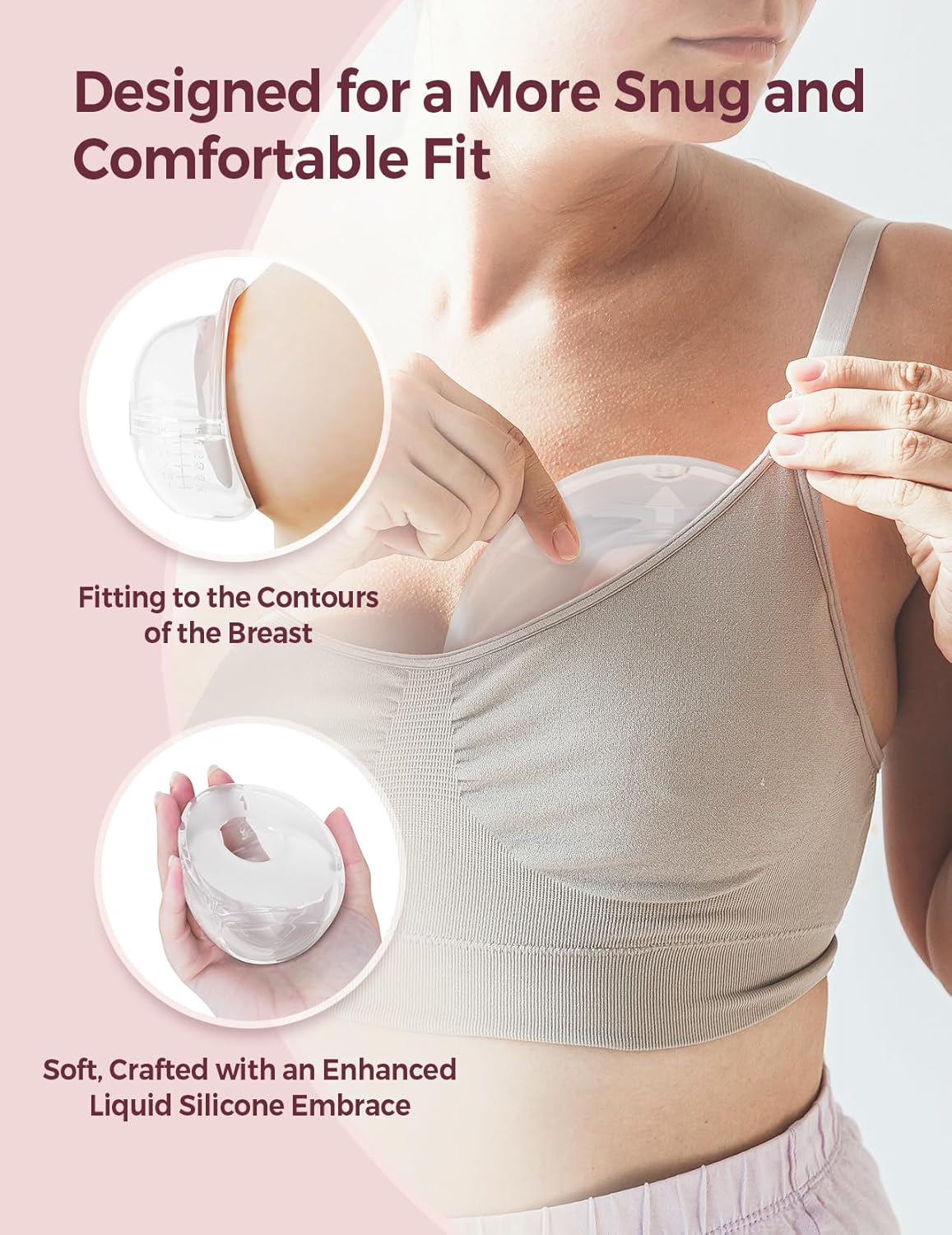 Thumbnail 2 de Momcozy Breast Milk Collector: Reusable Silicone Shells for Quiet, Practical Milk Catching