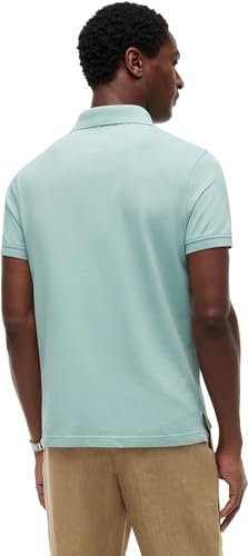Detalle 2 de Tommy Hilfiger Polo 1985 Regular MW0MW17770 S/S para Hombre – Verde, talla M