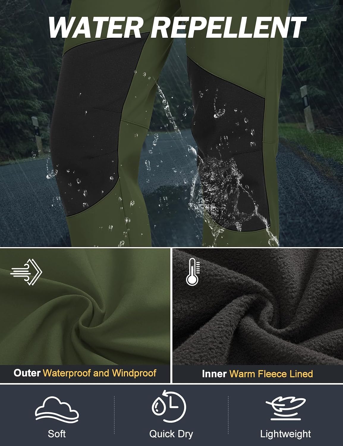 Detalle de Waterproof hiking trousers for women