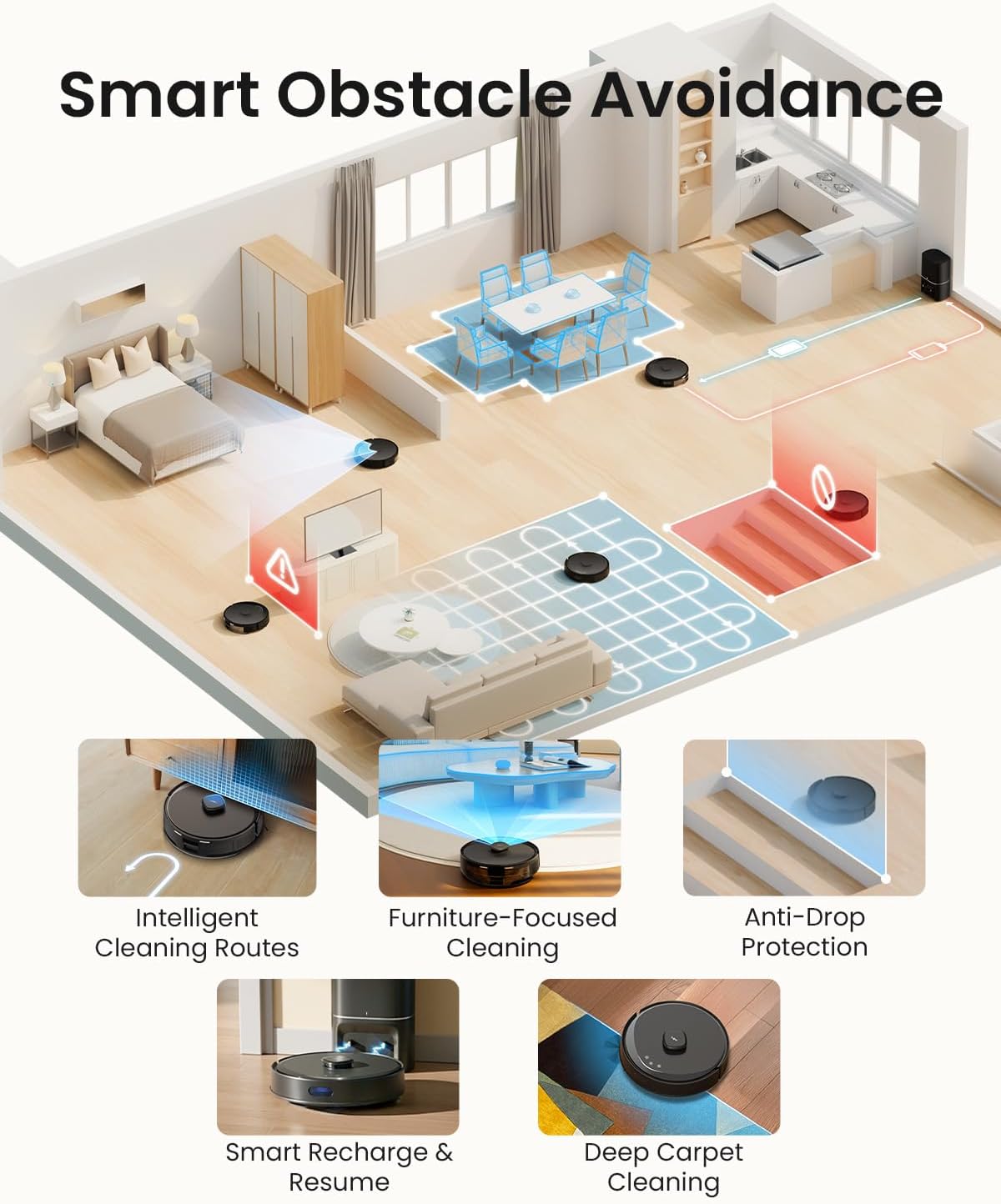 Thumbnail 5 de Tapo RV30 Max Plus 5300Pa robot vacuum 🧹