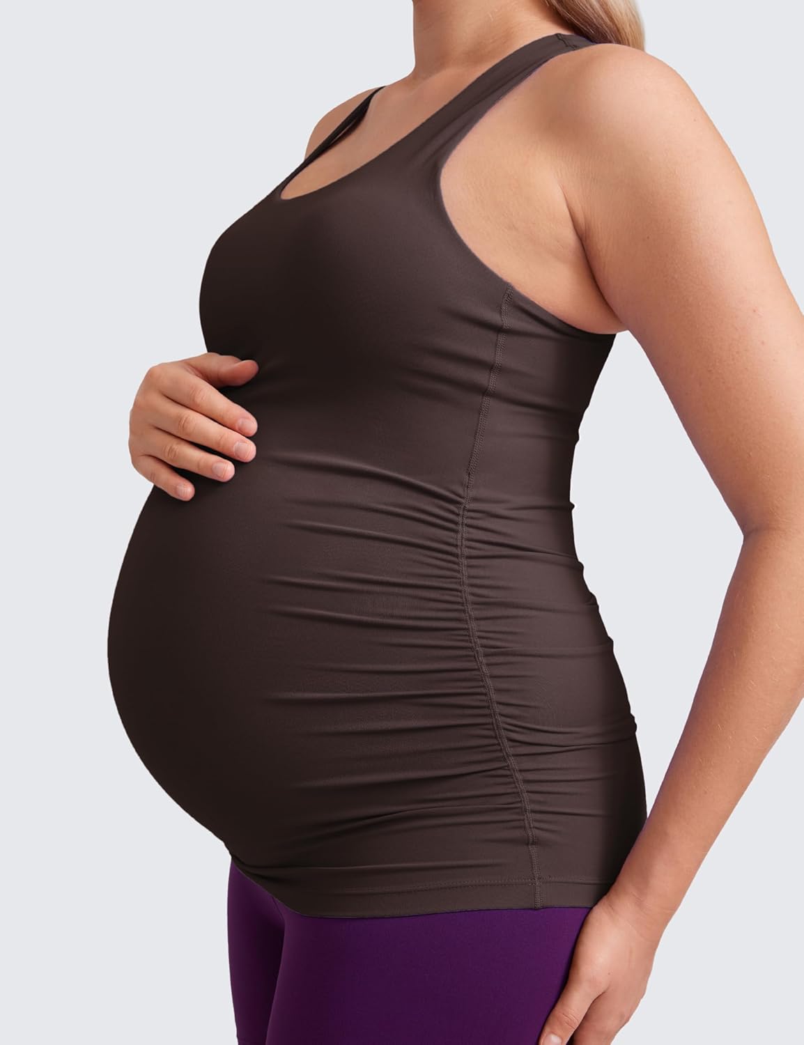 Detalle 2 de CRZ YOGA Butterluxe per Donna – Reggiseno da Maternità Racerback con Imbottiture Rimovibili