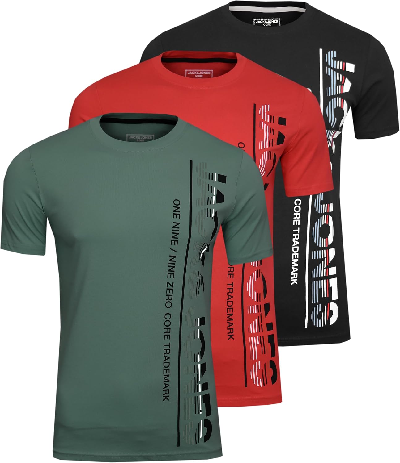 Thumbnail 5 de JACK & JONES Herren T-Shirt 3er Pack