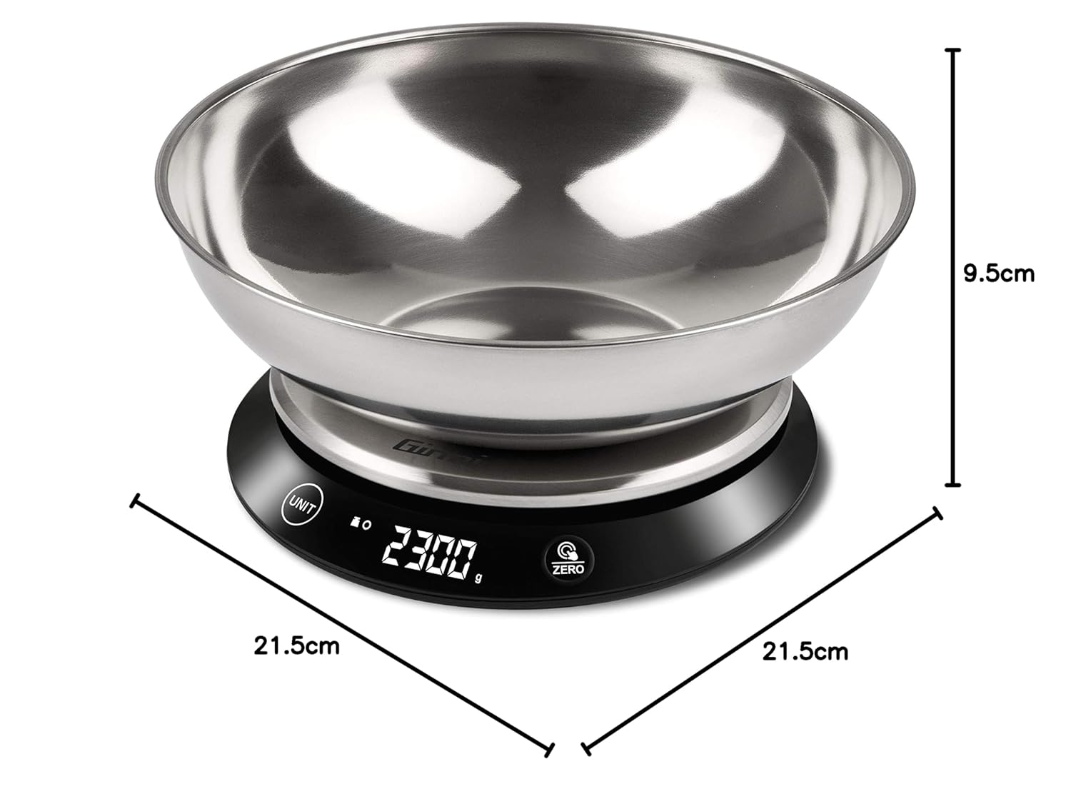 Thumbnail 4 de Girmi PS84: Bilancia da Cucina con Ciotola 1 L e Display ad Alta Luminosità