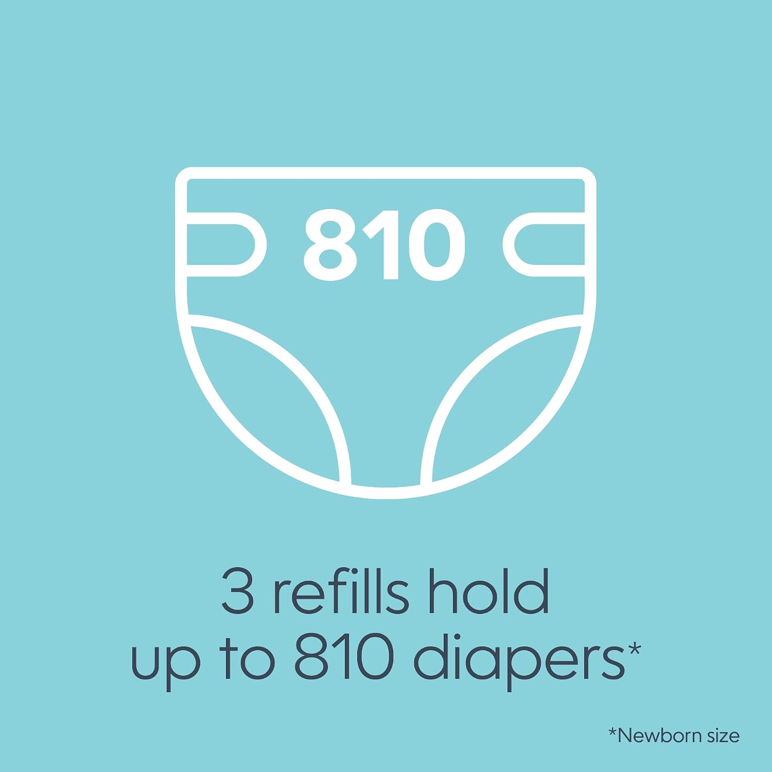 Thumbnail 4 de Diaper Genie Diaper Pail System Refills, 6-Pack, Blue, Unscented