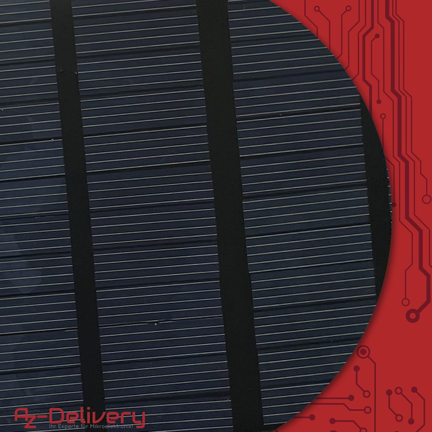 Thumbnail 4 de Lot de 3 mini panneaux solaires AZDelivery en polycristallin 5 V 1,5 W (compactes et portables)