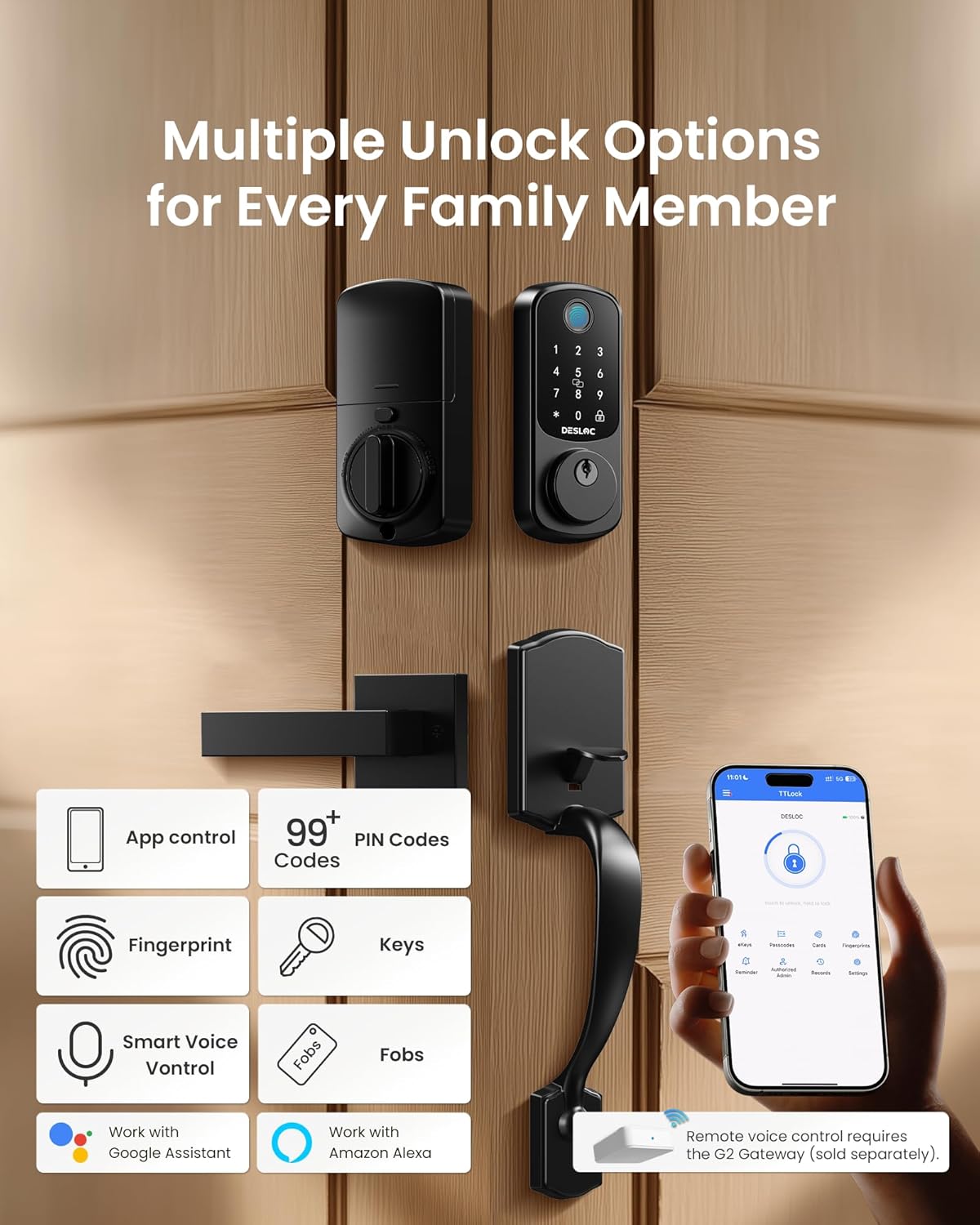 Thumbnail 1 de DESLOC B200 Keyless Entry Deadbolt 12 Months