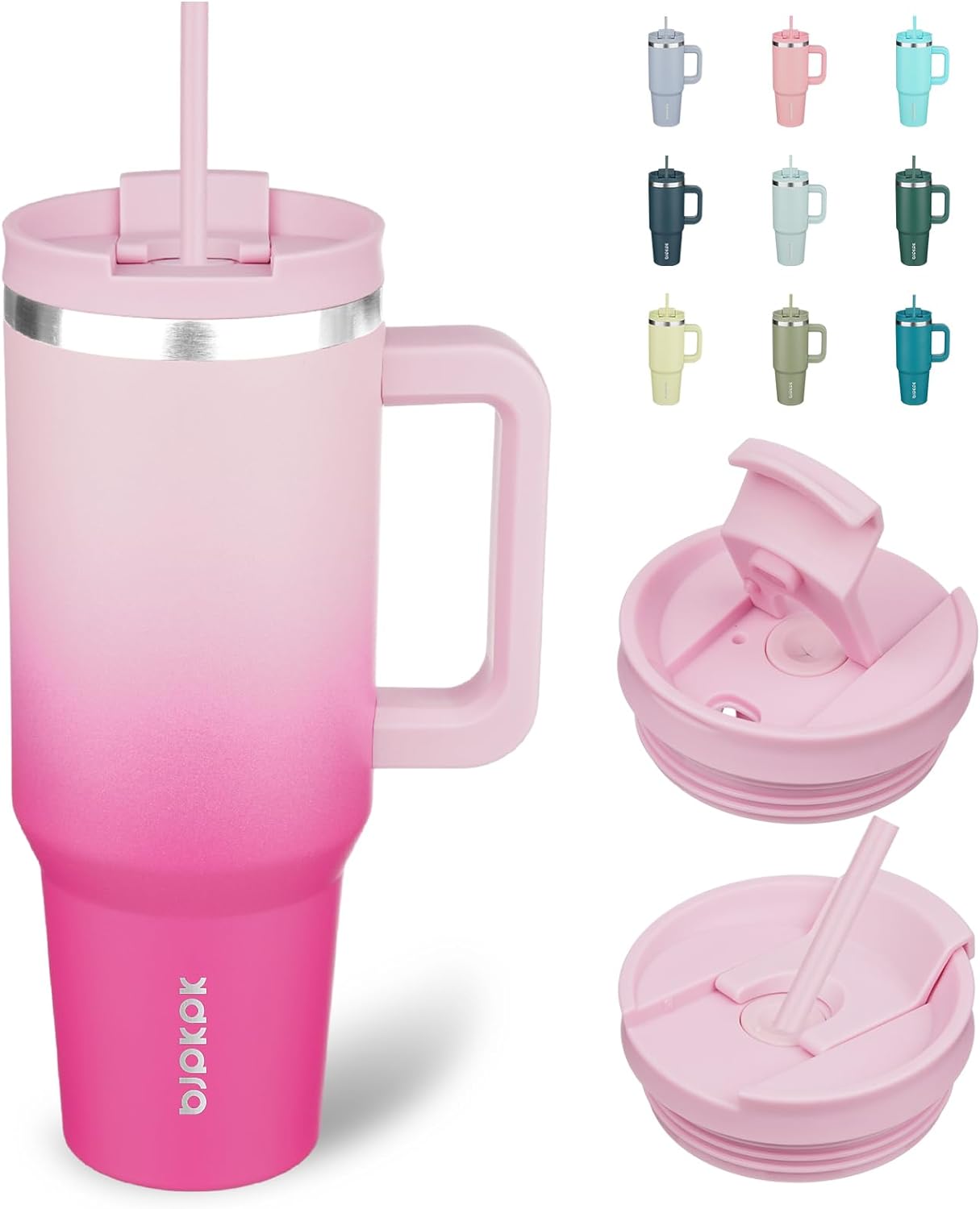 Detalle de BJPKPK 40oz Stainless Steel Insulated Tumbler