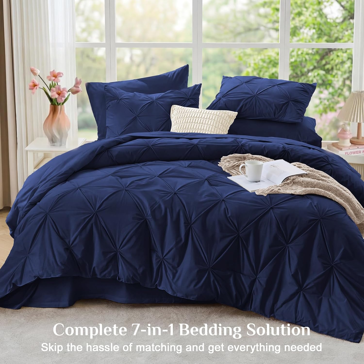 Thumbnail 5 de JOLLYVOGUE Queen 7-piece comforter set