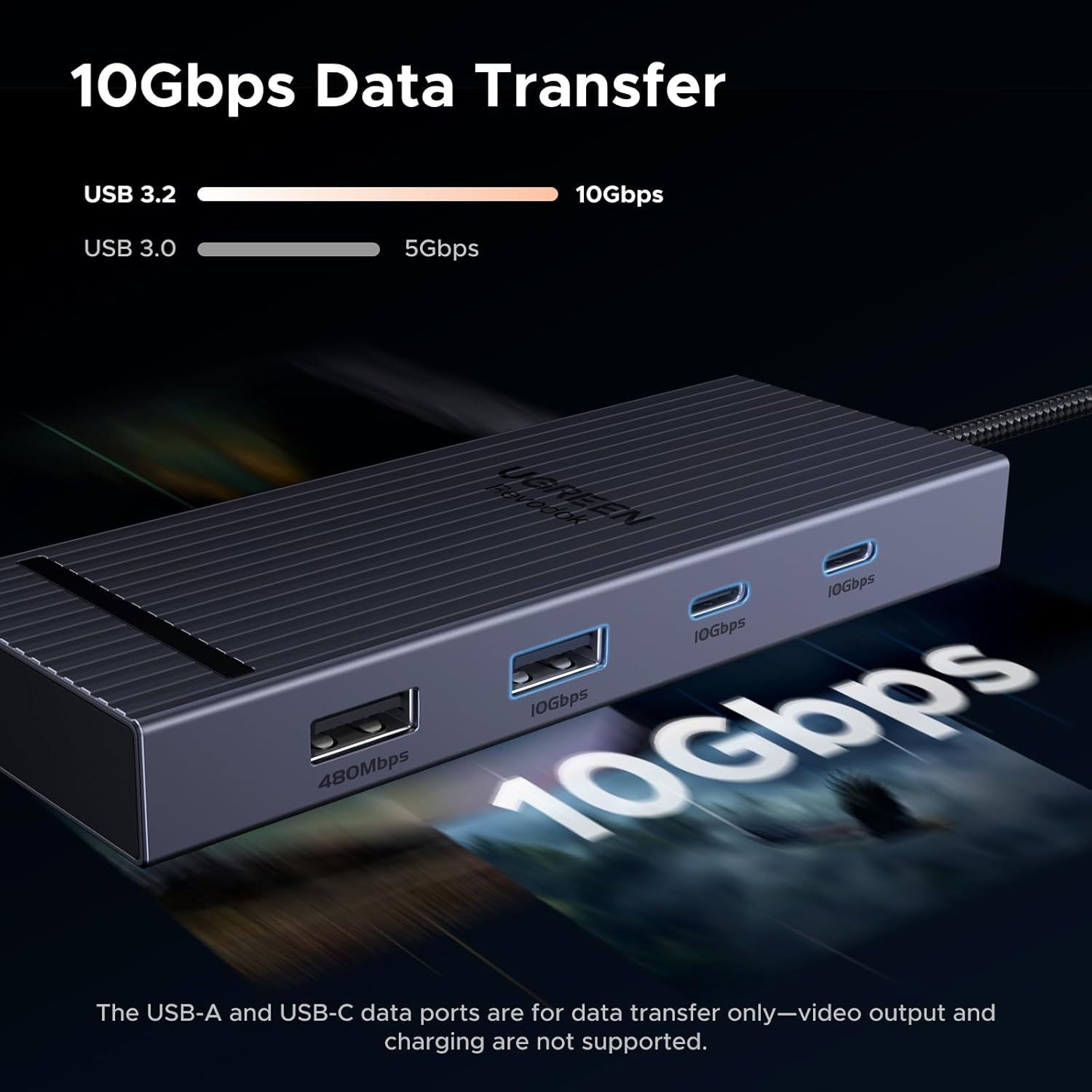 Thumbnail 3 de UGREEN USB C Hub 8‑in‑1 with 100W PD and 4K HDMI