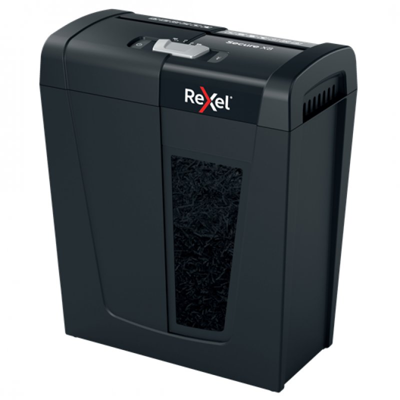 Detalle de Rexel Secure X8, destructora de papel P-4 de 14 litros para uso doméstico