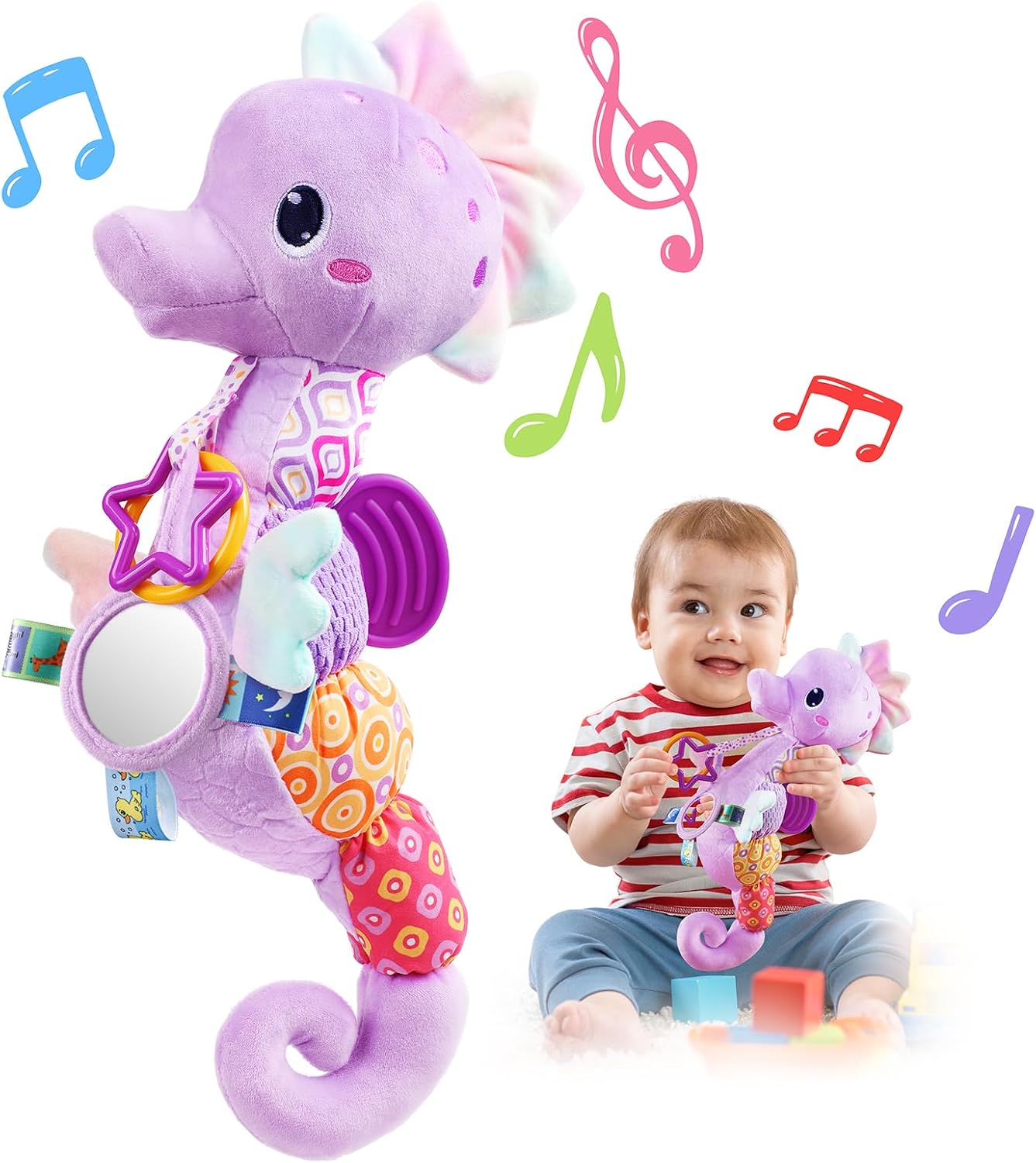 Thumbnail 6 de LIGHTDESIRE Musical Plush Seahorse