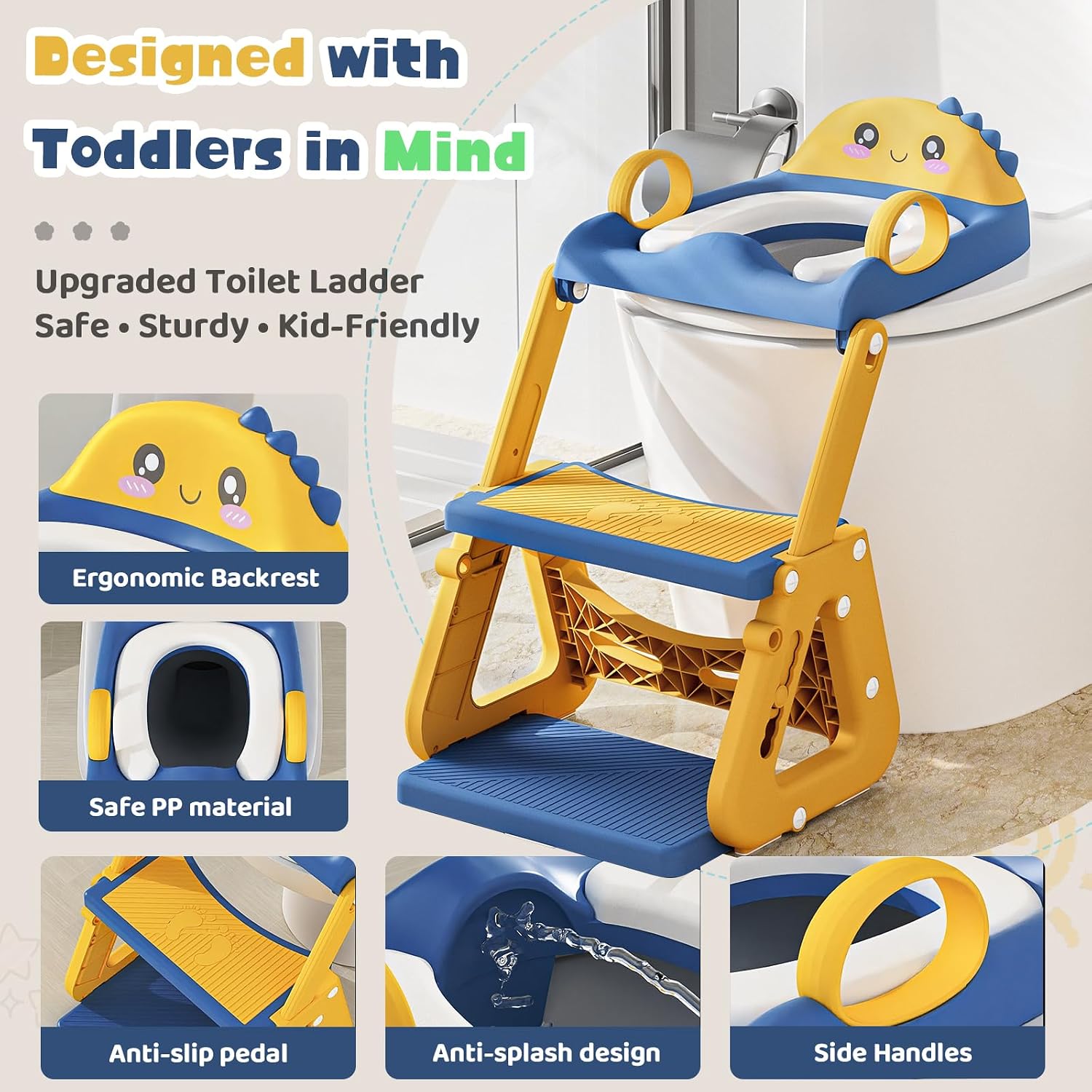 Thumbnail 5 de Potty Training Toilet Seat 2-in-1 Step Stool