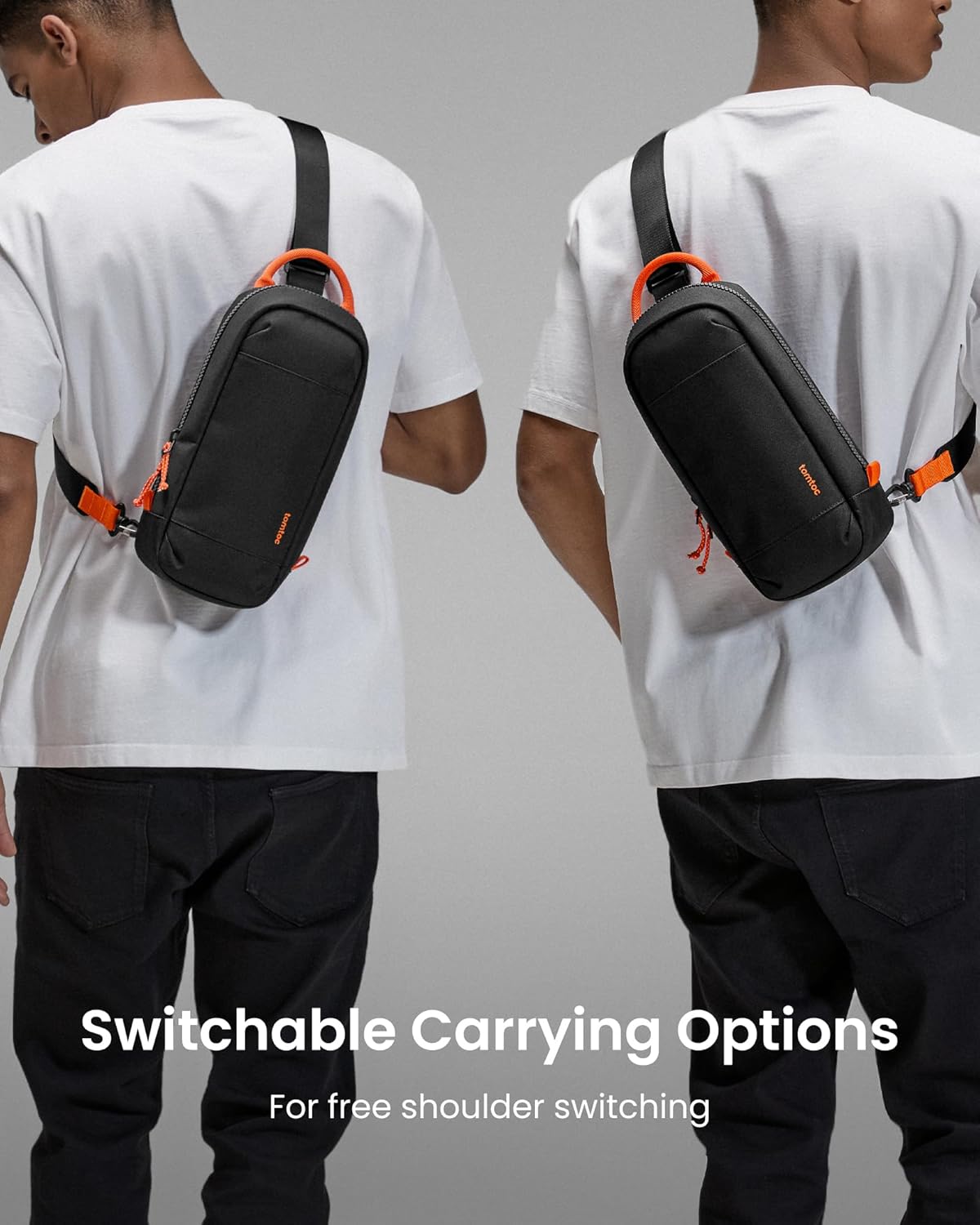 Thumbnail 6 de tomtoc Sling Crossbody Bag for Nintendo Switch 2 (2025) with 8 Game Card Slots, Black