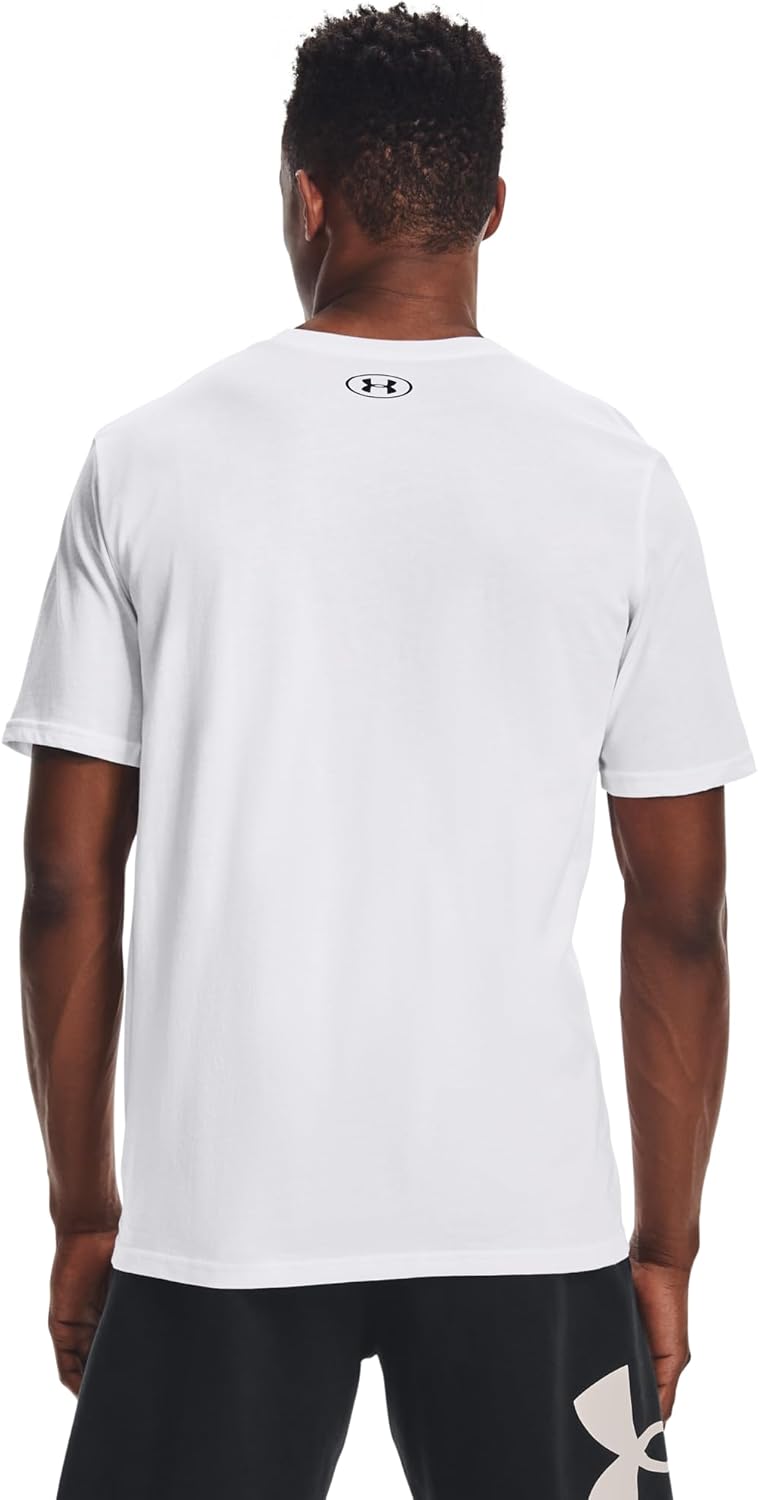 Thumbnail 2 de Under Armour UA Sportstyle LC SS Camiseta blanca de hombre (mezcla de algodón y poliéster)
