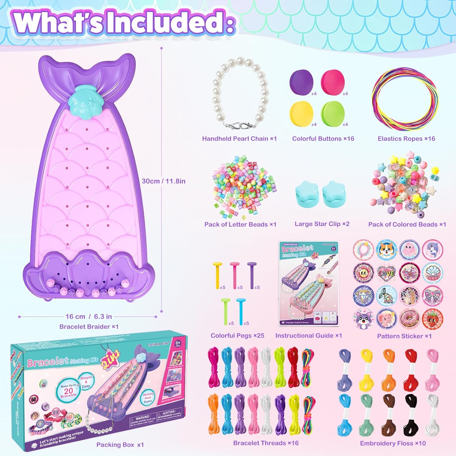 Thumbnail 4 de Euclidean Cube Bracelet Kit for Girls
