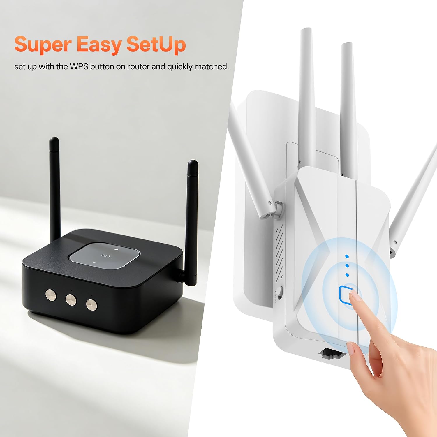 Detalle 2 de Mekupc WiFi Extender AC1200