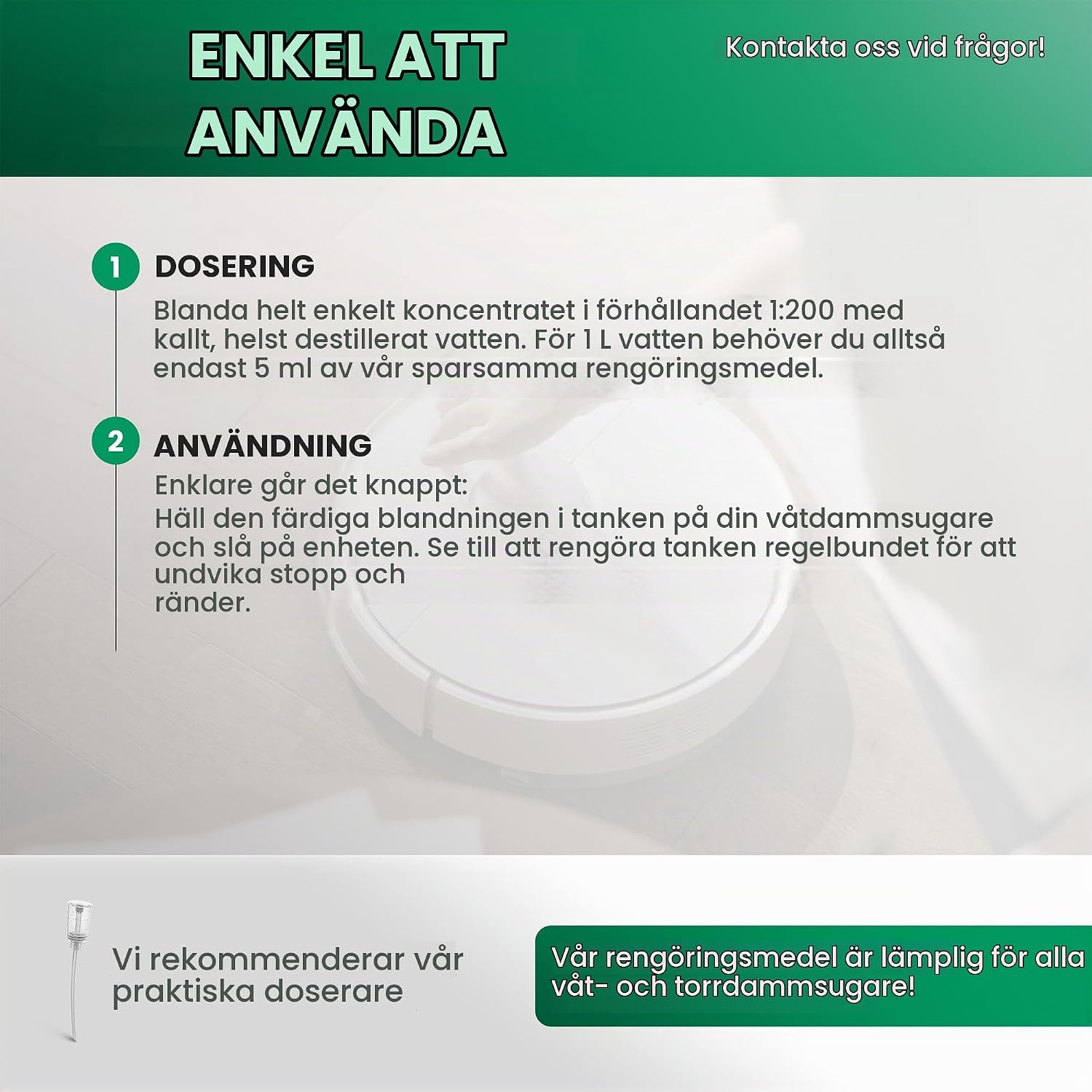 Detalle de BIOHY koncentrerat rengöringsmedel för golvtvätt, 6 x 1 liter, 1:200