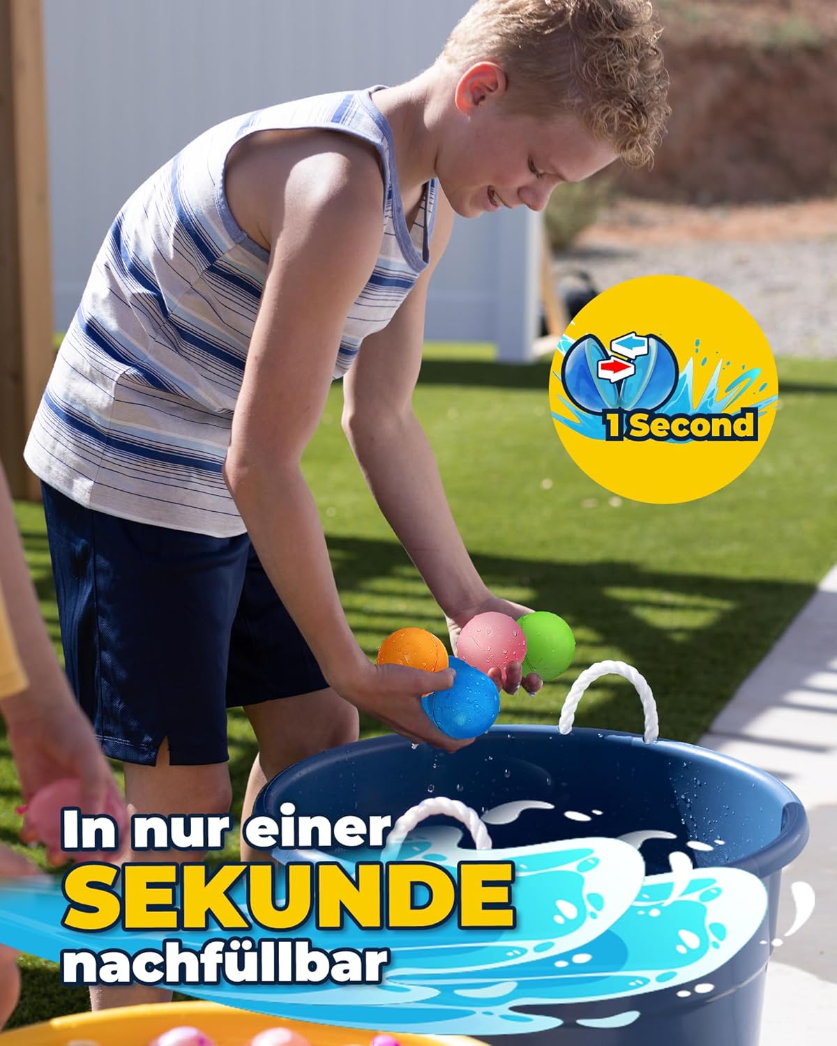 Thumbnail 6 de Wiederverwendbare Wasserbomben – Schnell befüllbare Wasserbälle (15 Stück)
