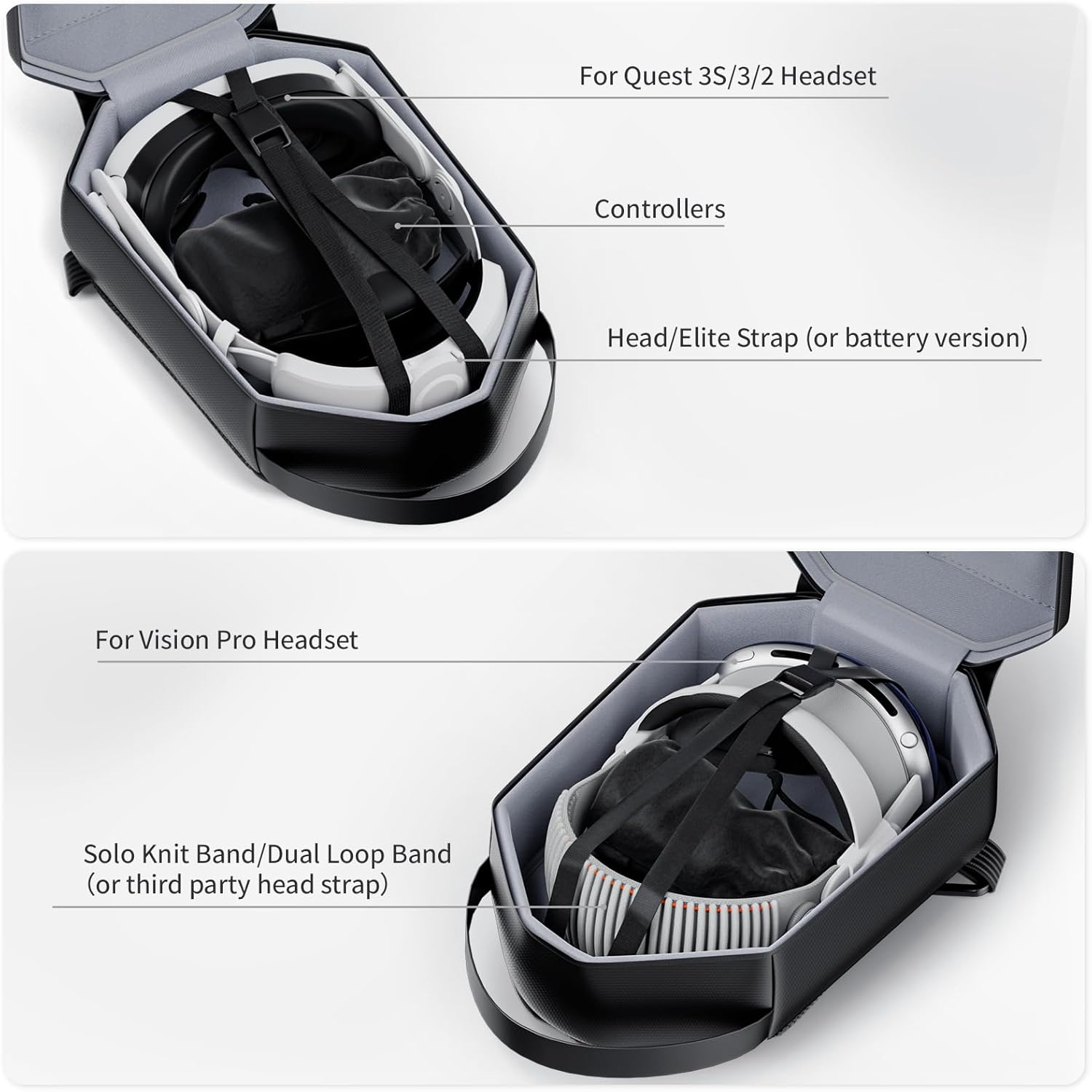 Thumbnail 2 de ZOZOVR Tragetasche VR Hartschale für Quest