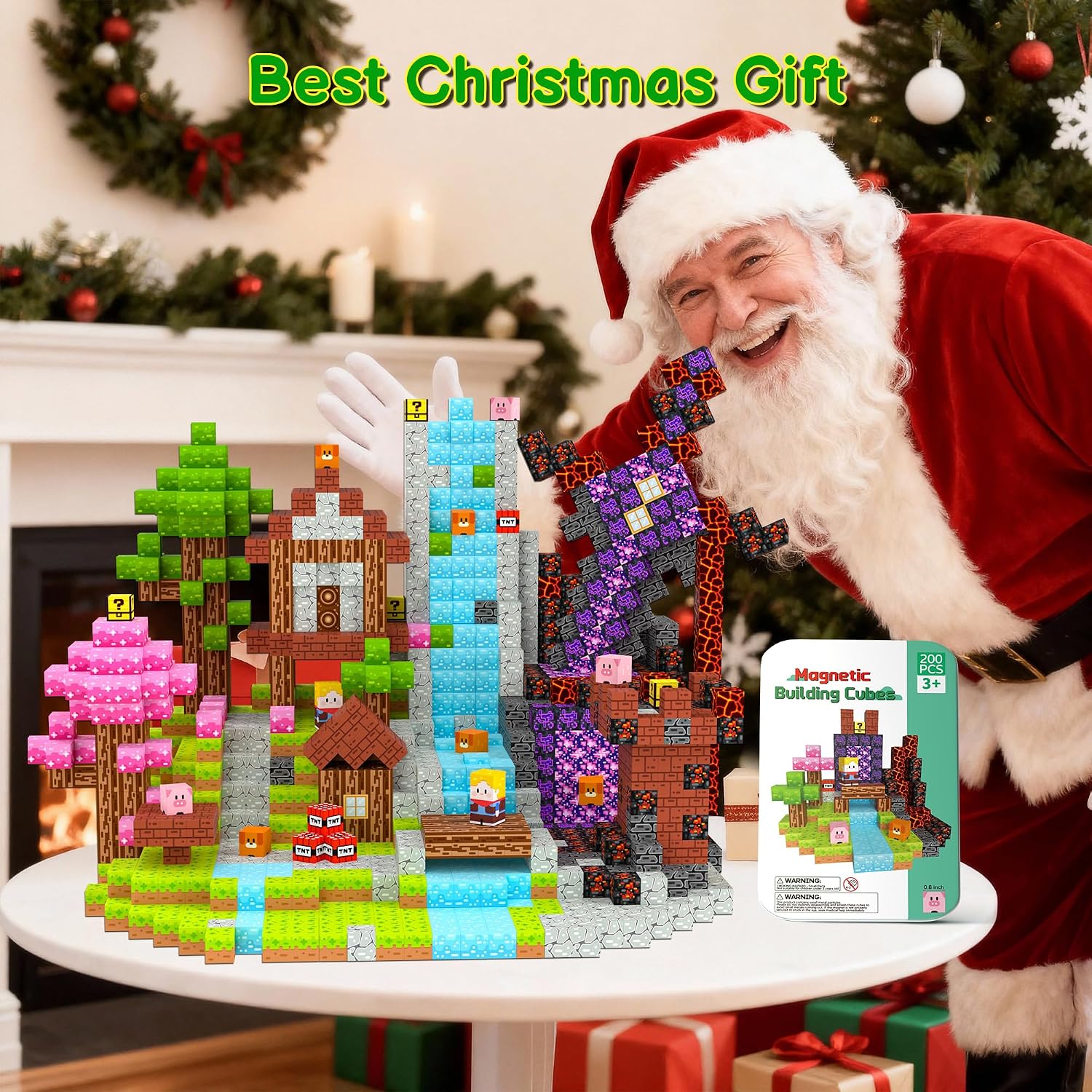 Detalle 2 de iLacven Magnetic Blocks Travel Set 200 pcs