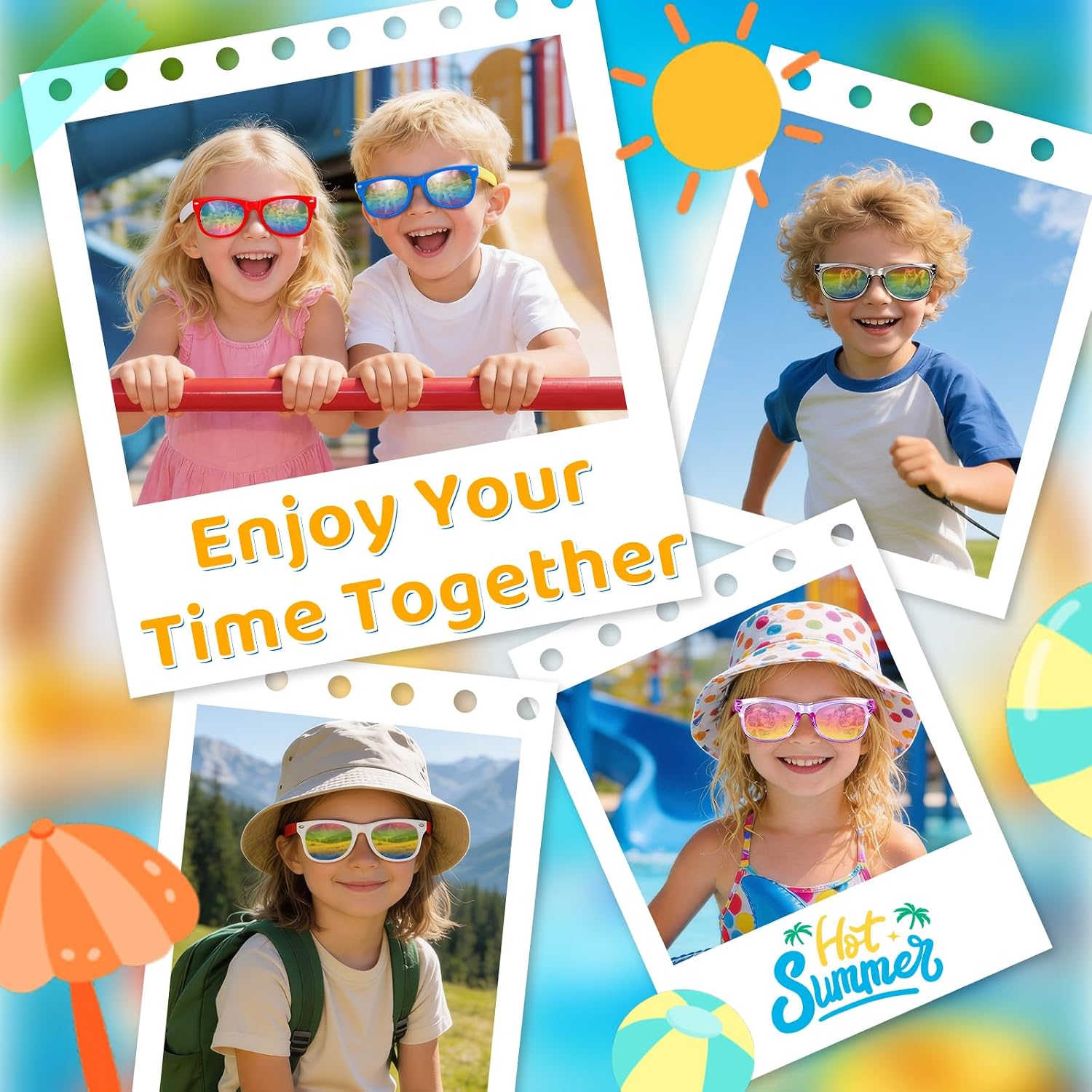 Thumbnail 5 de Lifree Kids Sunglasses Bulk Party Favors: UV400 Protection for 3-8 Year Olds