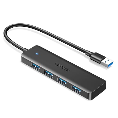 Detalle de UGREEN Hub USB 3.0 a 4 porte: espansione semplice e veloce da 15 cm