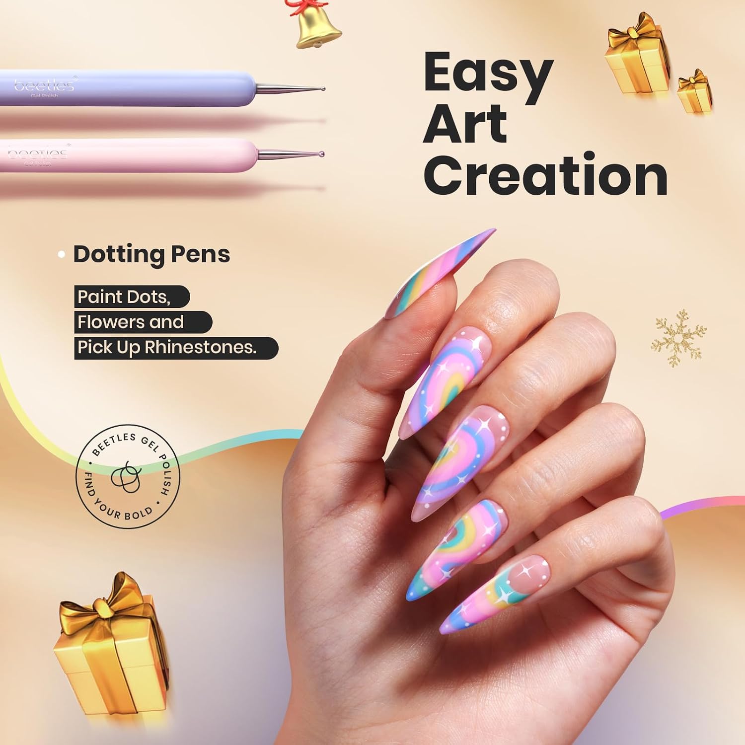 Thumbnail 3 de Beetles Nagelpinsel Set 6Pcs Nailart Nageldesign Pinsel