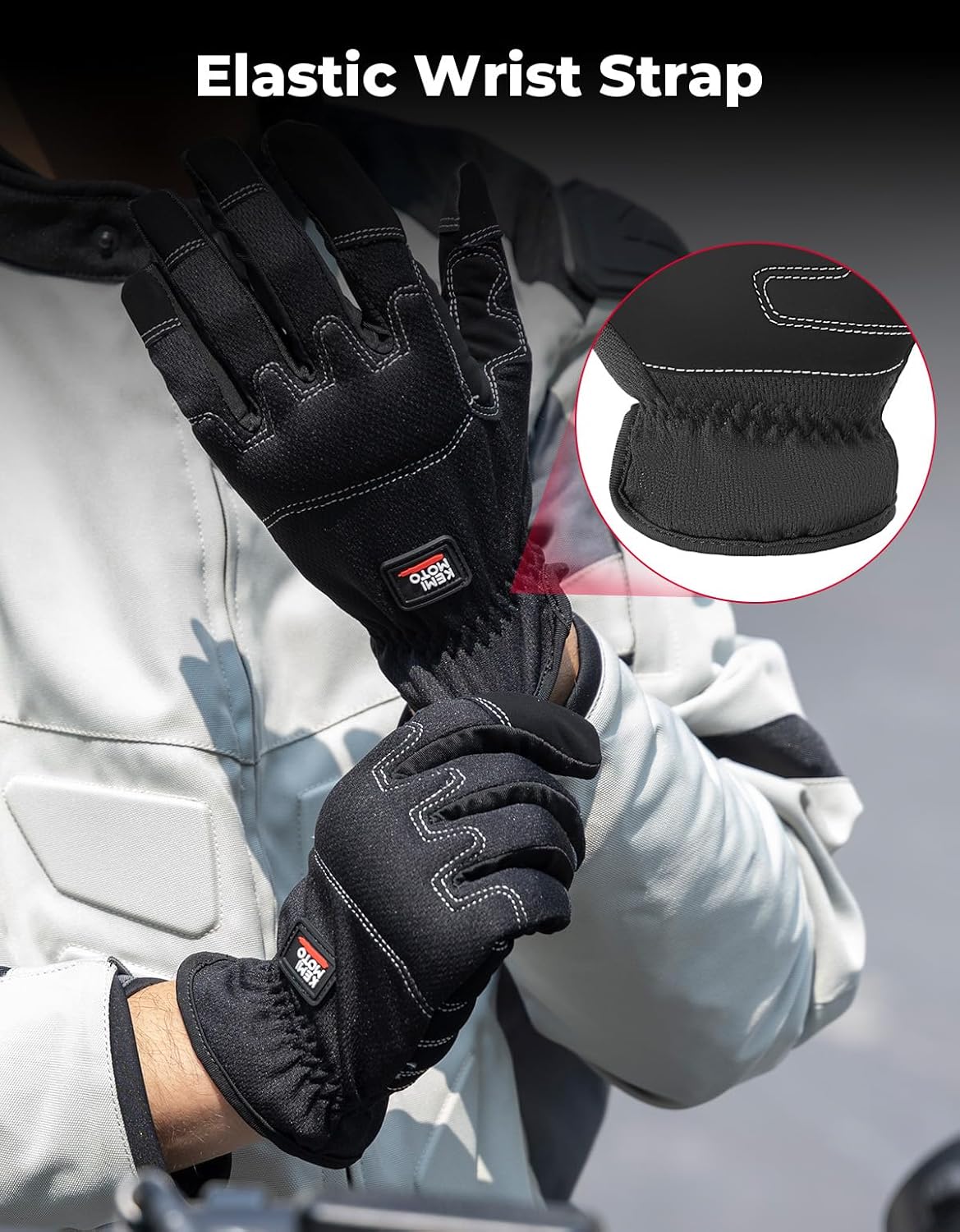 Thumbnail 4 de KEMIMOTO Outdoor Handschuhe Herren – atmungsaktive, strapazierfähige Konstruktionshandschuhe für Arbeit, Radfahren und Outdoor-Einsatz
