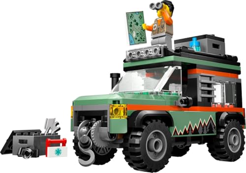 Detalle de LEGO City Off-Road 4x4 Mountain Truck (60447) - Adventure Building Set for 6+