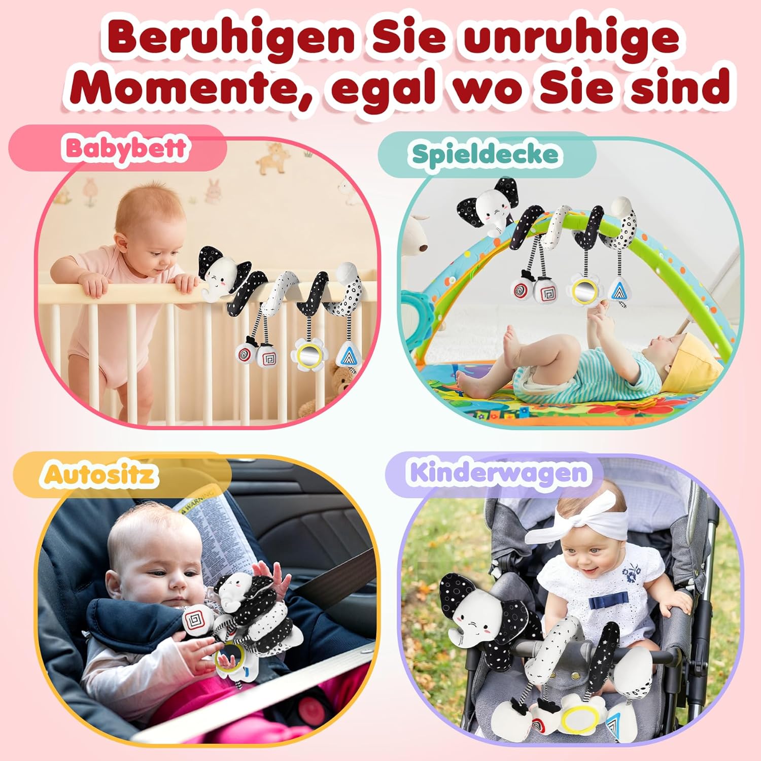 Thumbnail 5 de URMYWO Kinderwagen Spielzeug 0–12 Monate