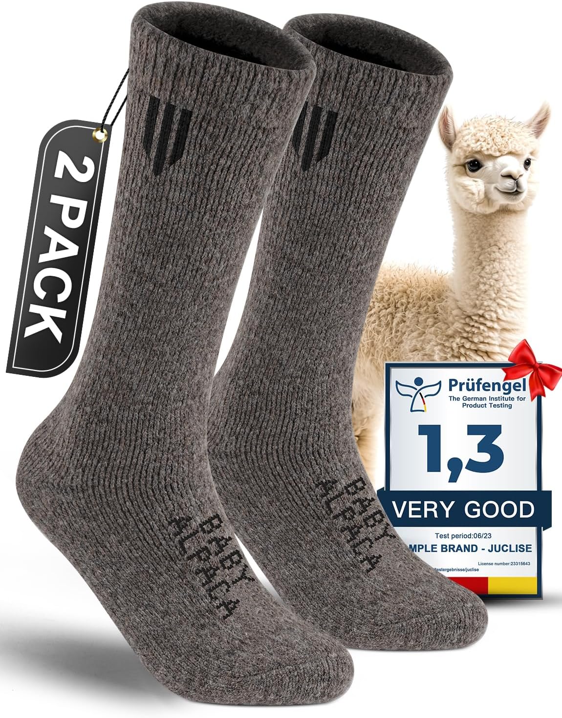 Thumbnail 6 de Juclise Thermal Boot Socks, 62% Baby Alpaca