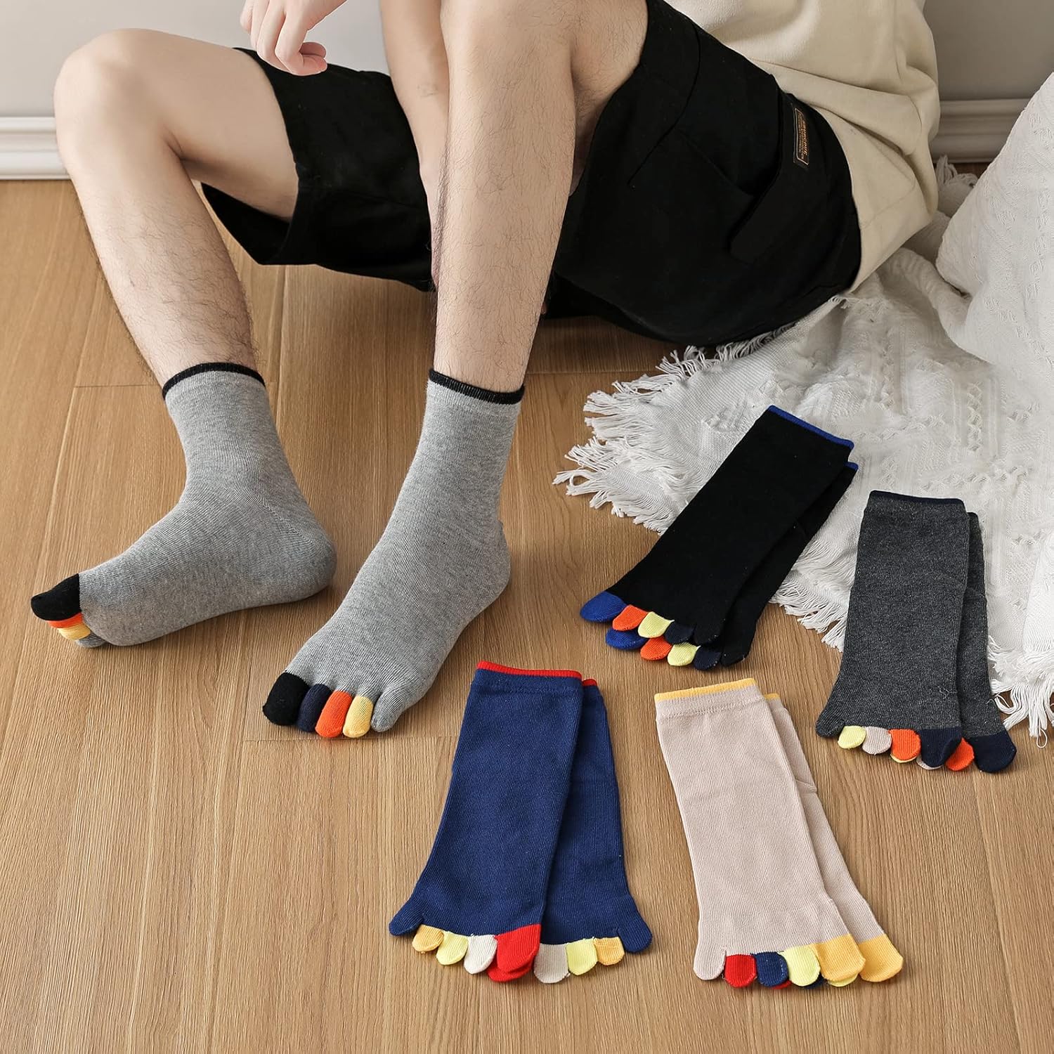 Thumbnail 3 de PUTUO Chaussettes à doigts Homme EU 39-44