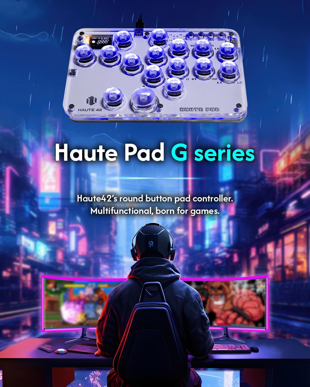 Thumbnail 1 de Sehawei Haute42 Arcade Stick 16Keys All-Button with Custom RGB & Turbo – Street Fighter style controller