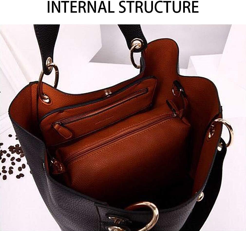 Thumbnail 5 de PU leather tote bag 35 x 31.4 x 22 cm
