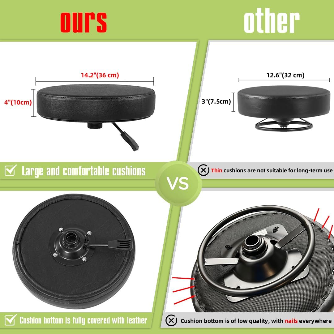 Detalle 1 de Ainilaily Rolling Stool with Wheels