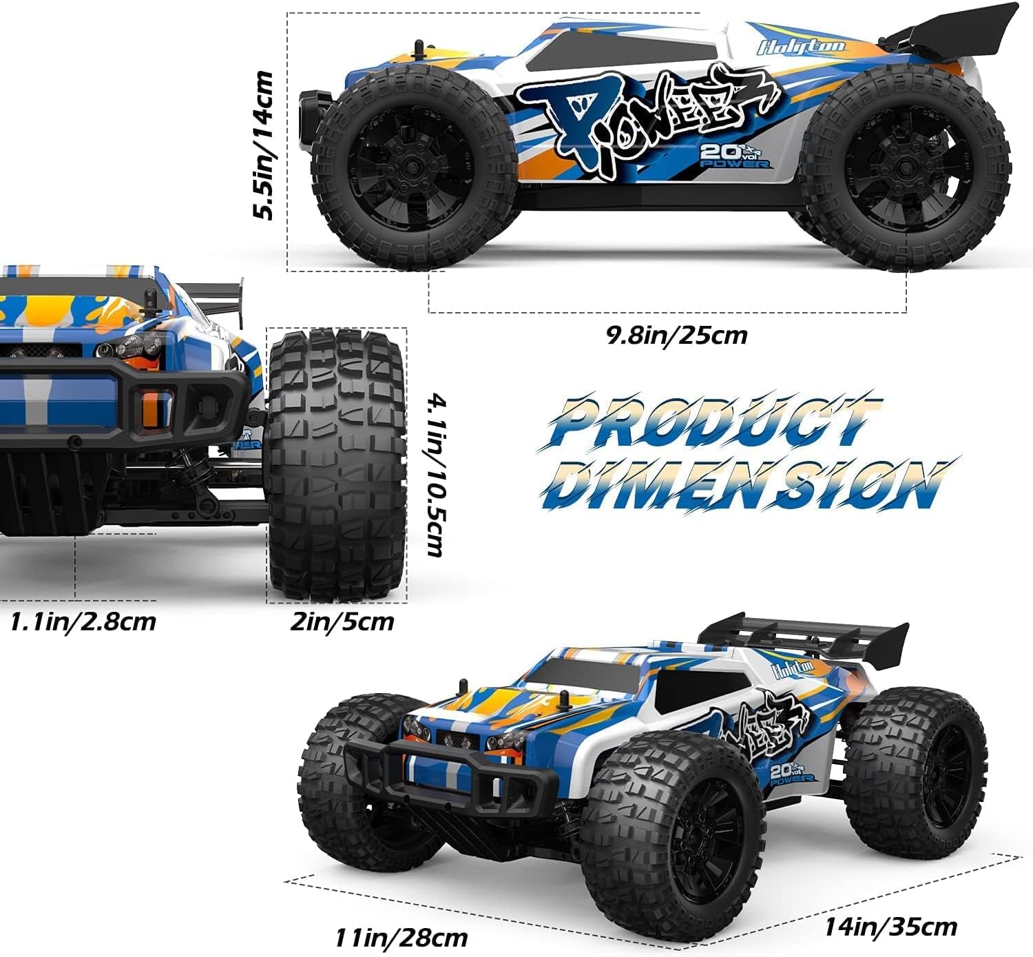 Thumbnail 1 de DEERC 9205E RC Auto 1:10 mit 48 km/h