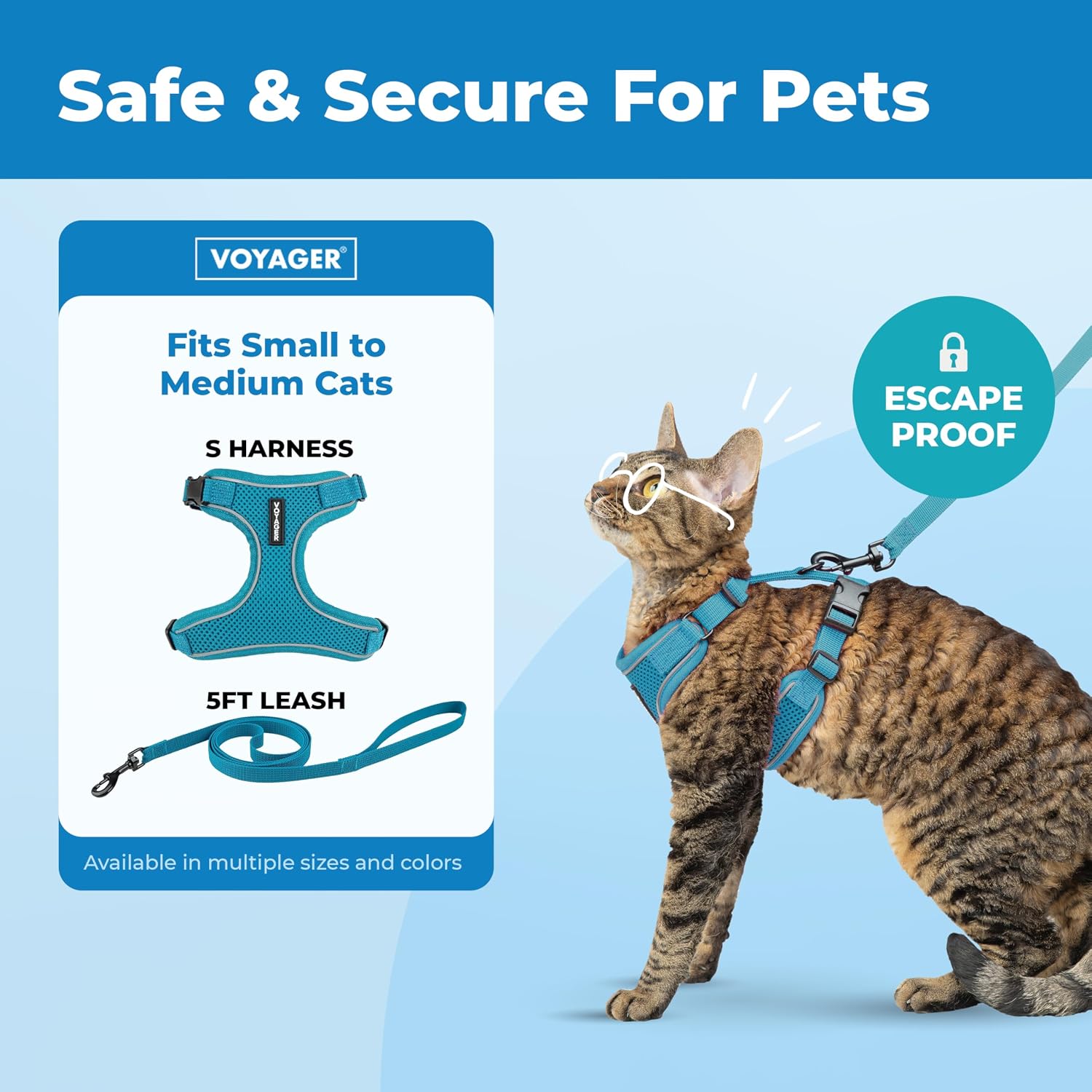 Detalle 2 de Voyager Cat Harness, Medium