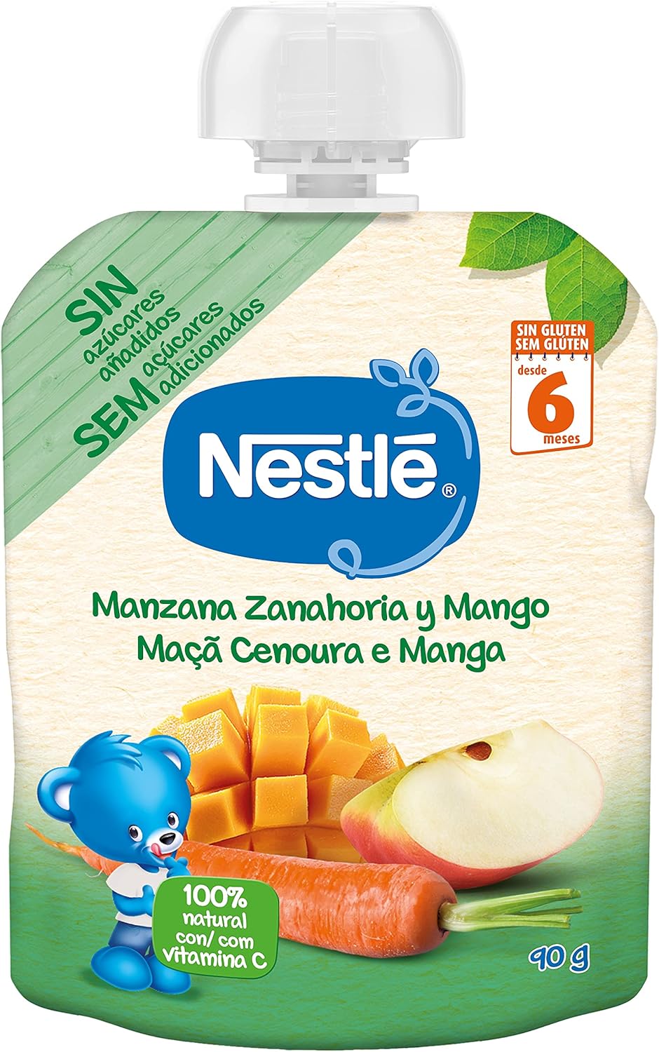 Thumbnail 1 de Nestlé Iogolino Bolsitas de puré de frutas para bebés 🍎🥕🥭