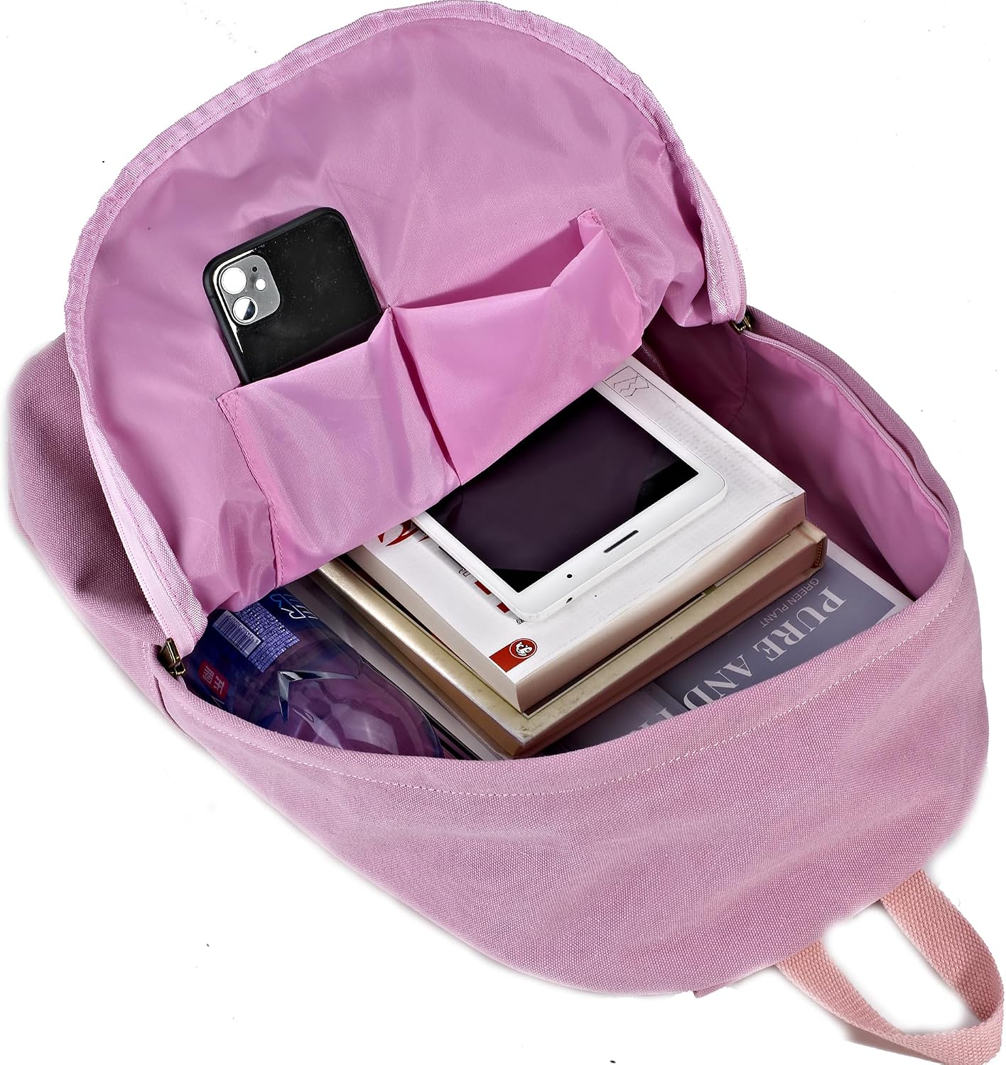 Thumbnail 5 de Seemeroad Canvas Vintage Backpack – lightweight travel daypack with laptop compartment