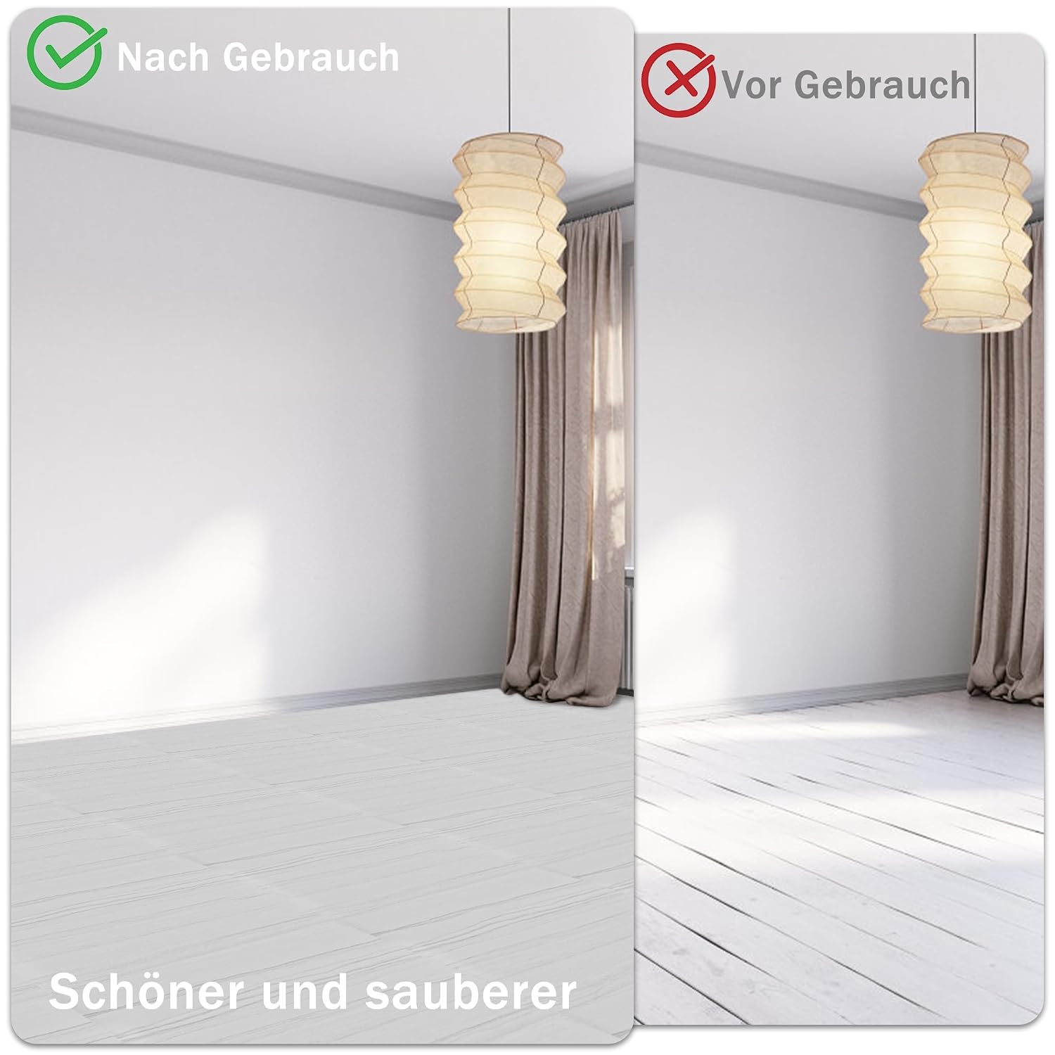Thumbnail 5 de ACXIN Self-Adhesive PVC Flooring Tiles, Grey White Wood Grain, 7.5 m²