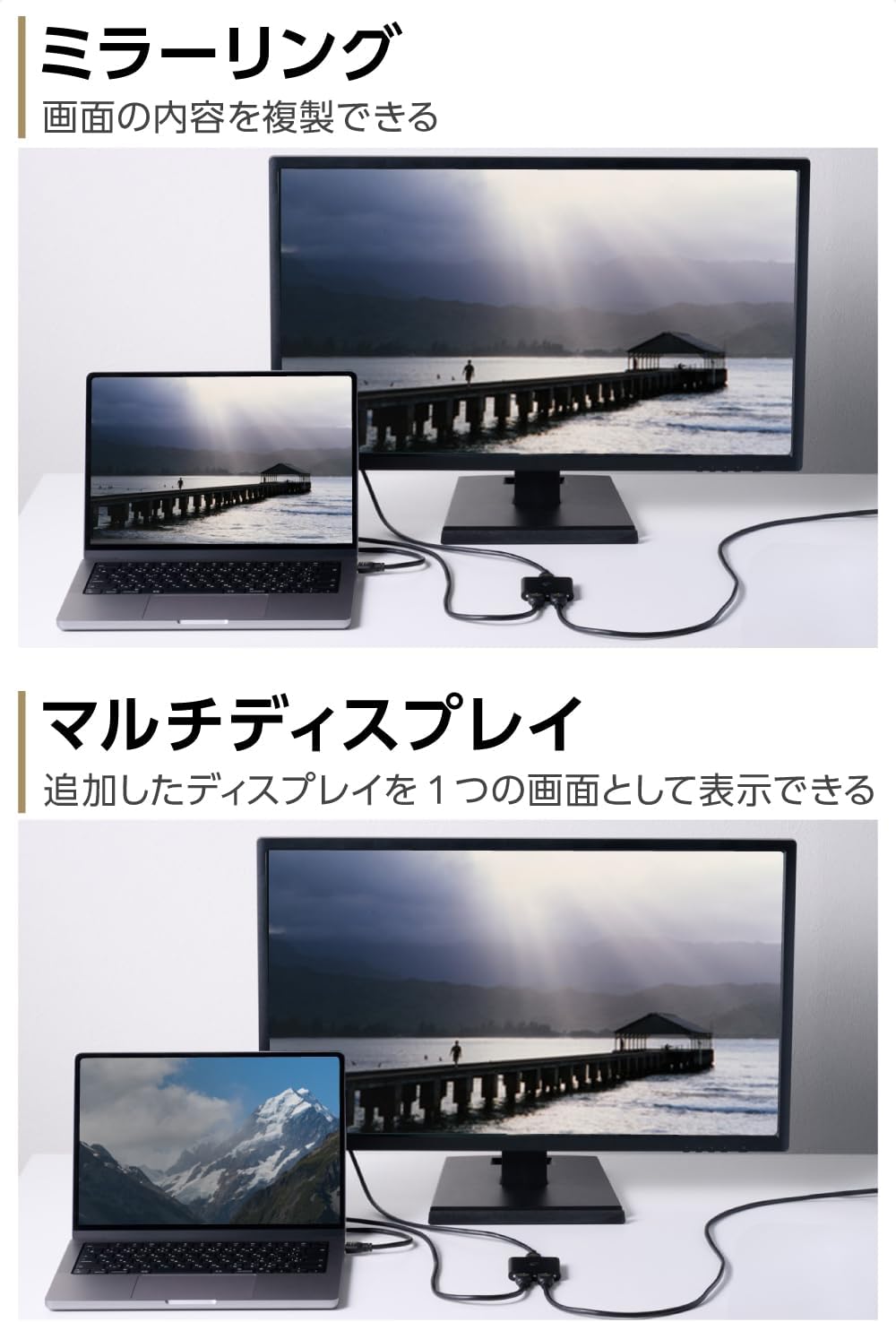 Thumbnail 5 de エレコム DH-SW8KBD21BK/E HDMI切替器 8K60Hz・4K120Hz対応 双方向・薄型